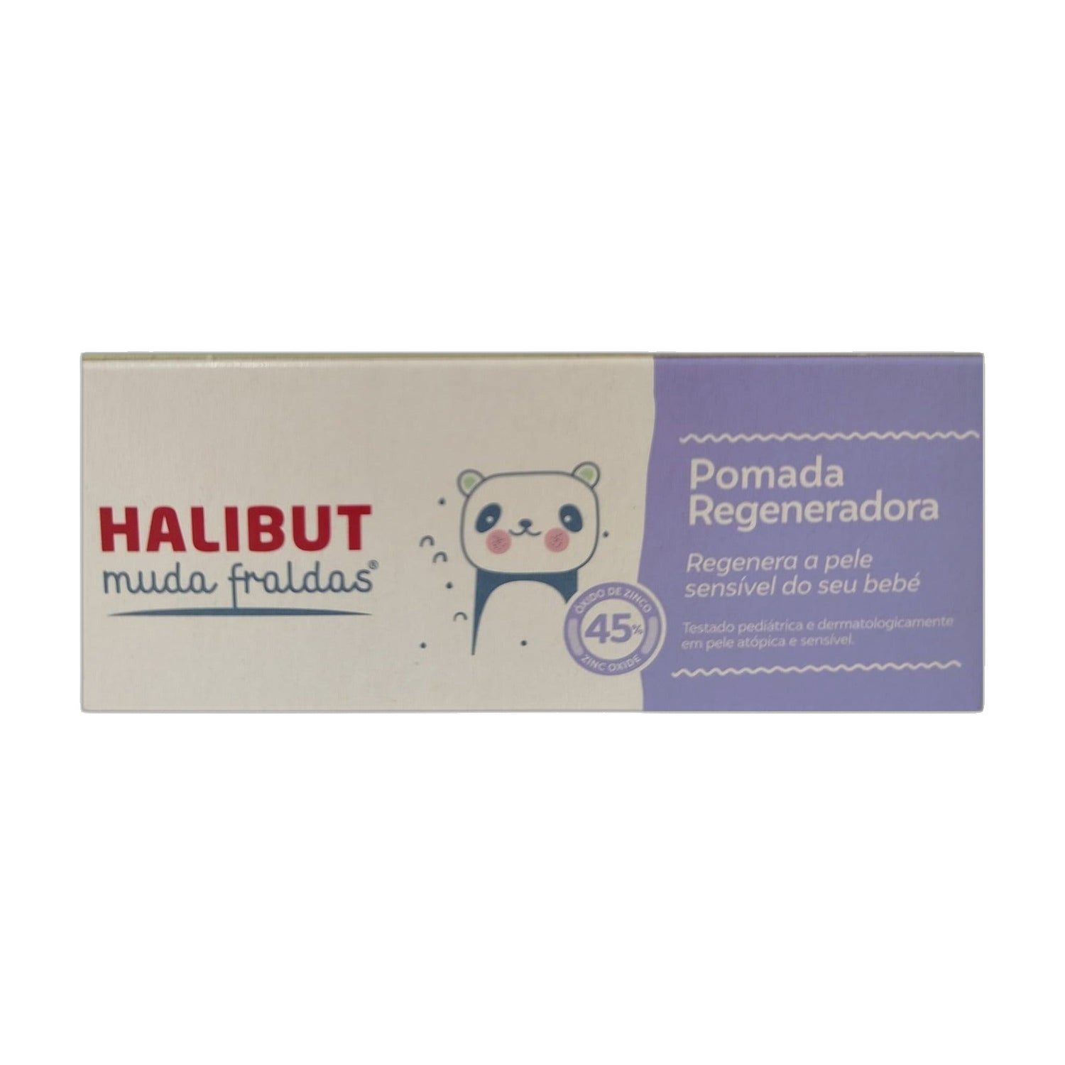 Halibut Muda Fralda Pomada Regeneradora 45Zn 50 g