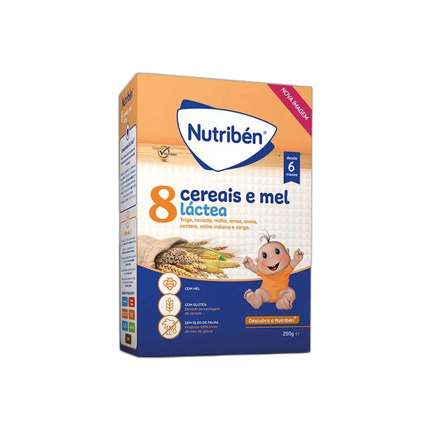 Nutribén Farinhas 8 Cereais Mel 250 g