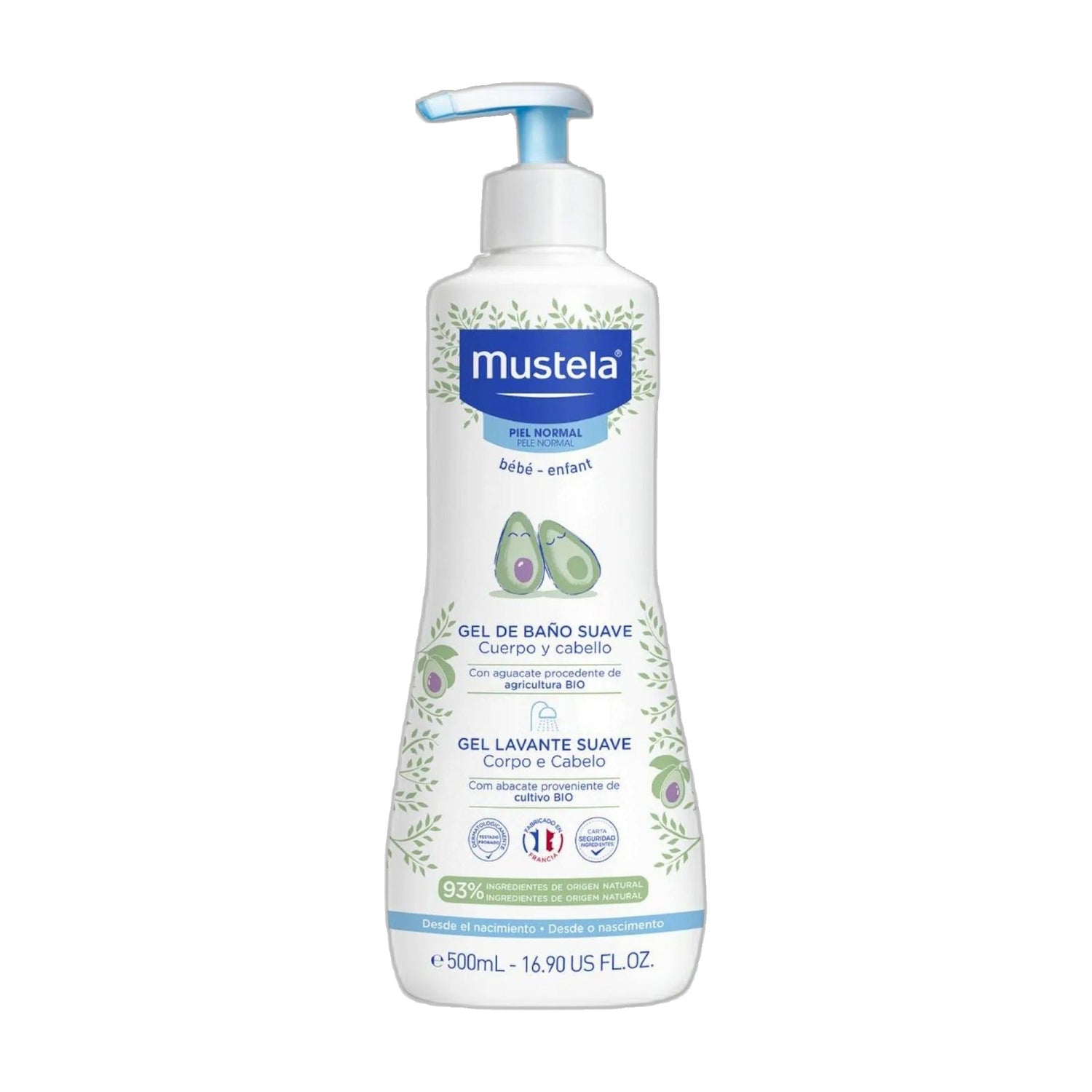Mustela Gel Lavante Bebé 500 ml