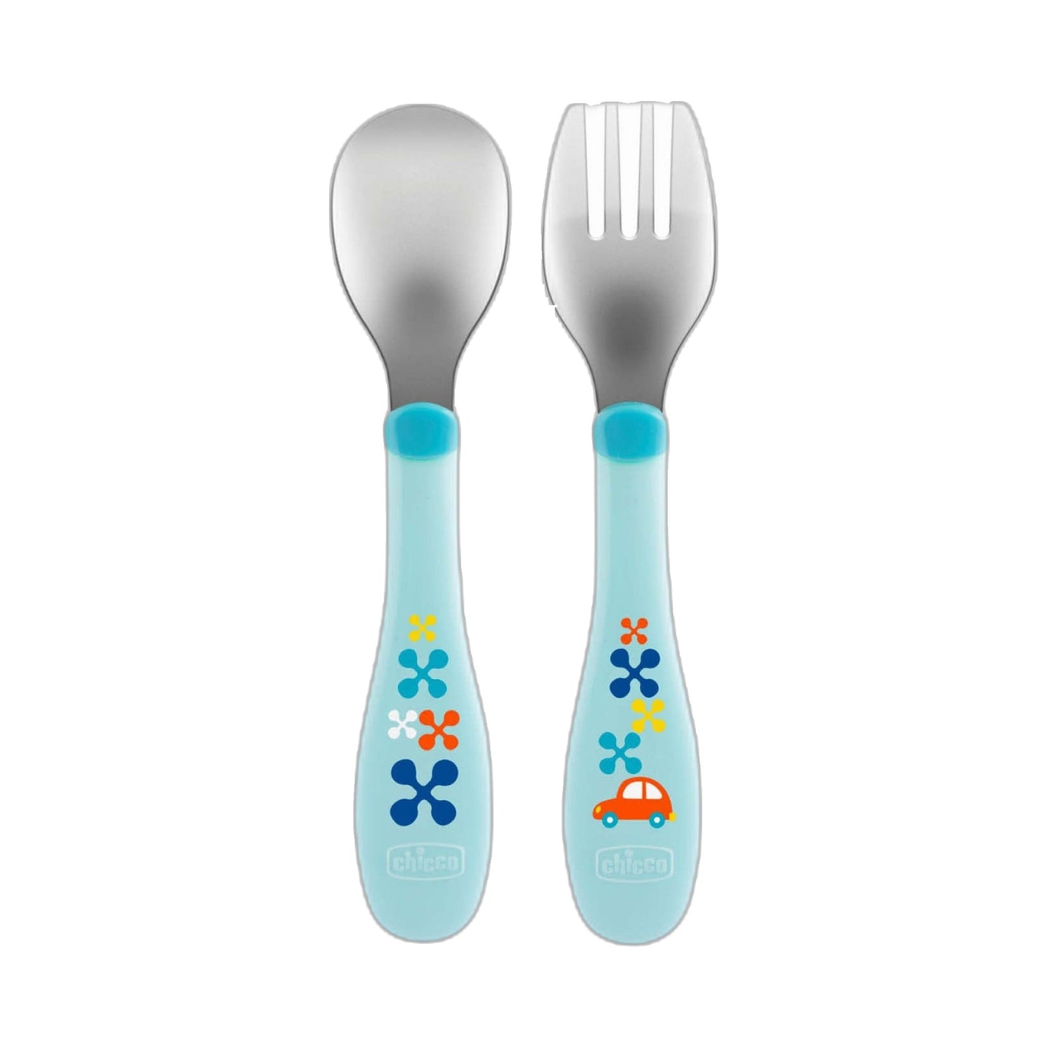 Chicco Talher Inox Boy/Neutro 18m+