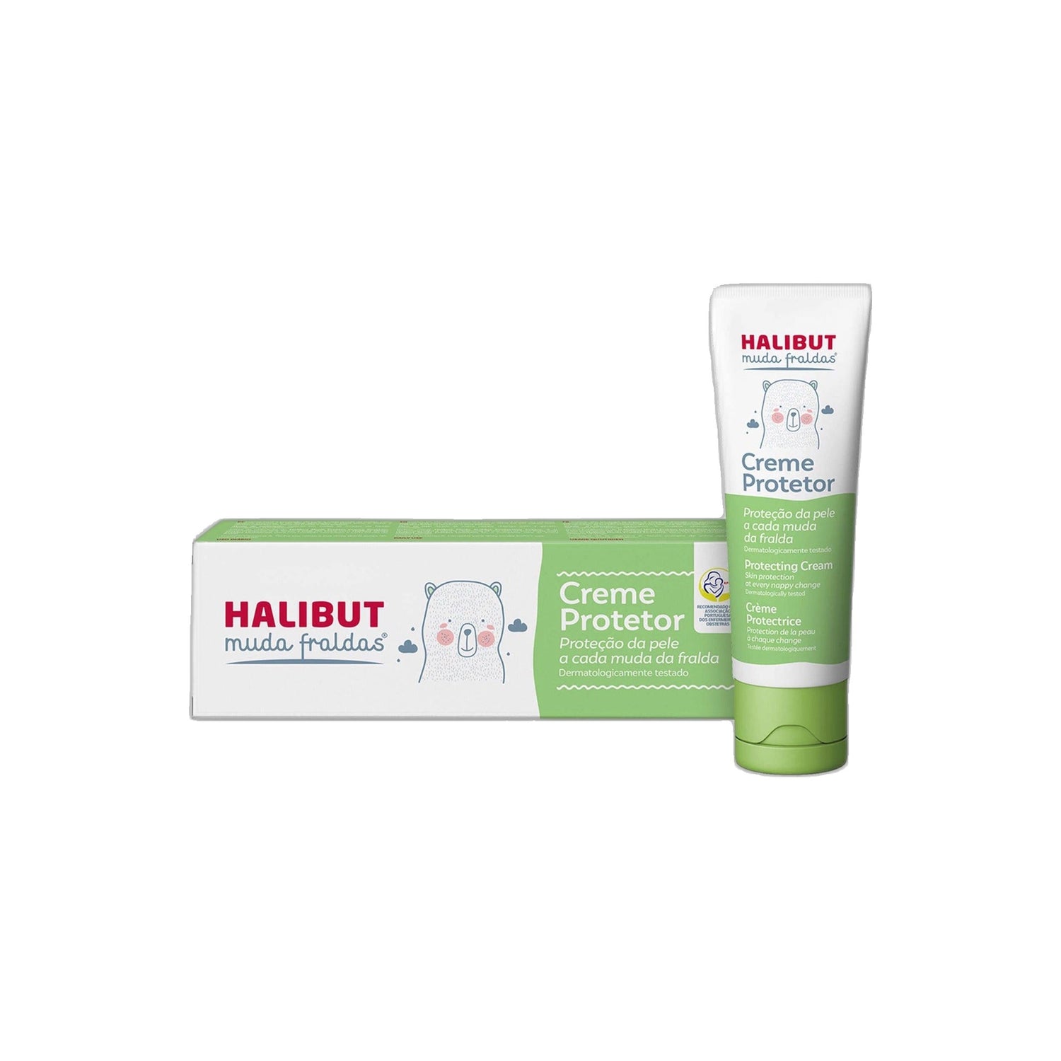 Halibut Muda Fraldas Creme Protetor 50 g