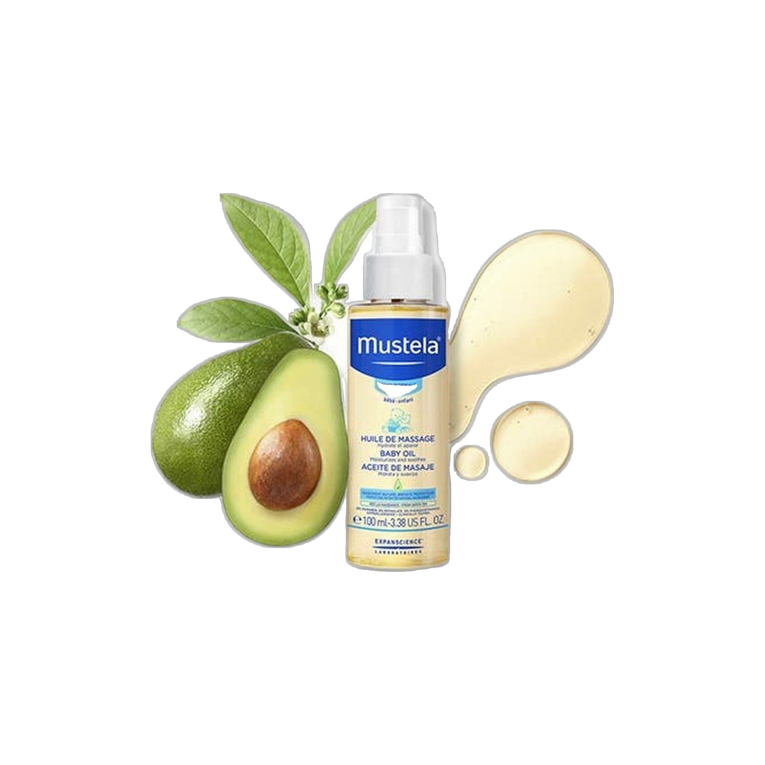Mustela Óleo de Massagem Bebé 100 ml