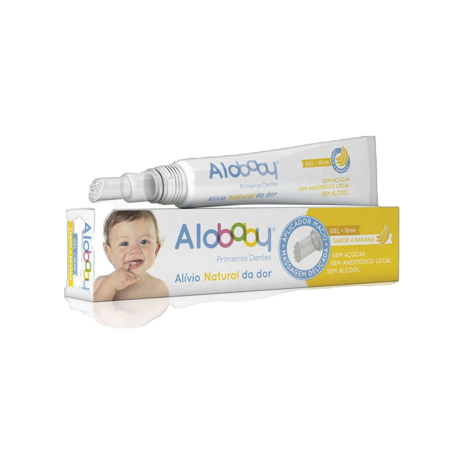 Alobaby Primeiros Dentes Gel Banana 10 ml