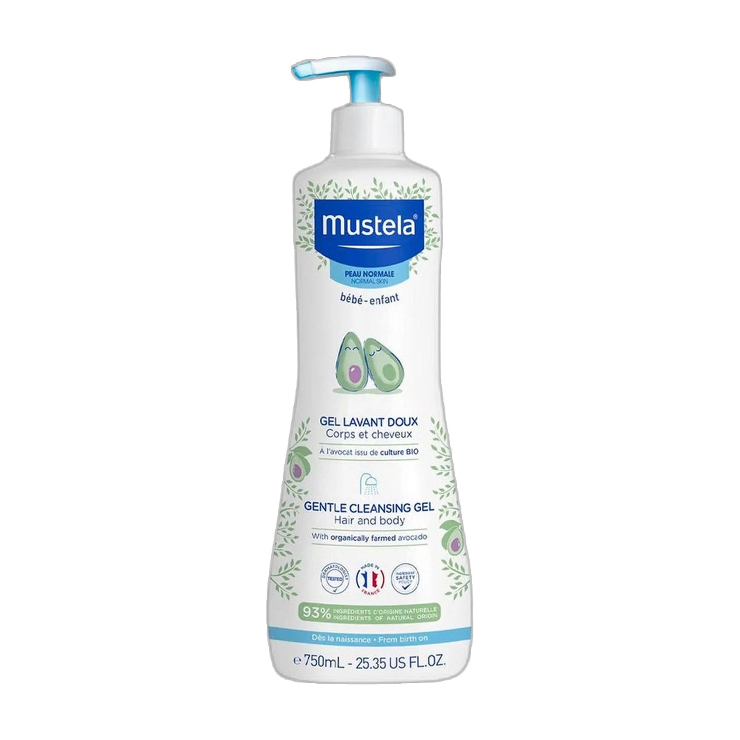 Mustela Gel Lavante Bebé 750 ml