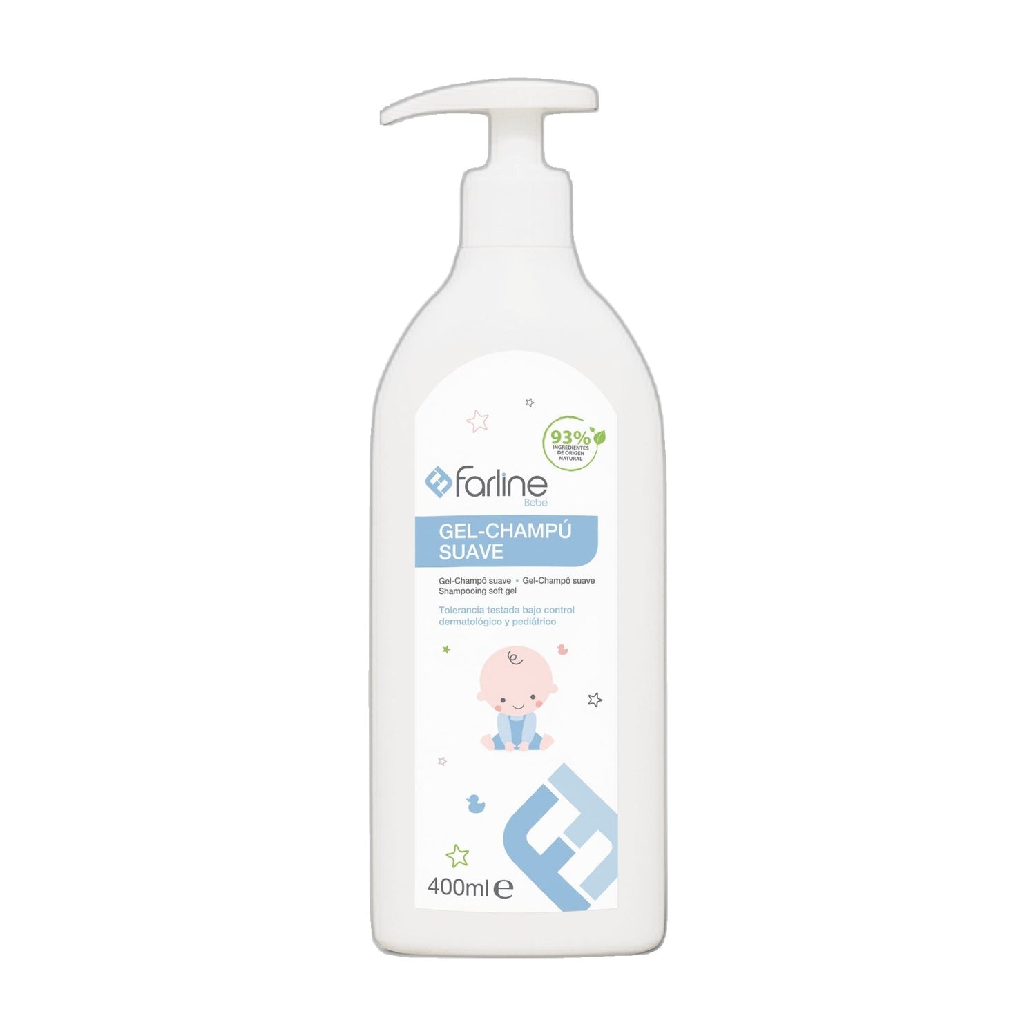 Farline Bebé Gel Champô Suave 400 ml
