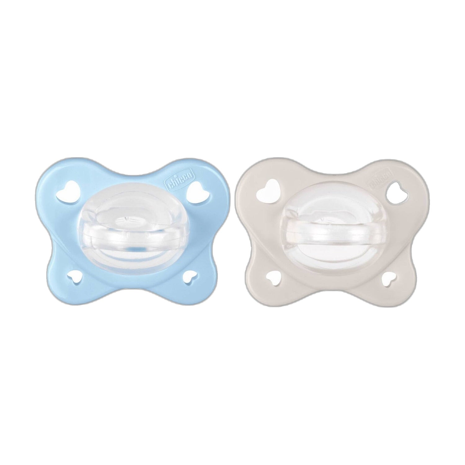 Chicco Chupeta Phy DualSoft Azul 2-6M x2