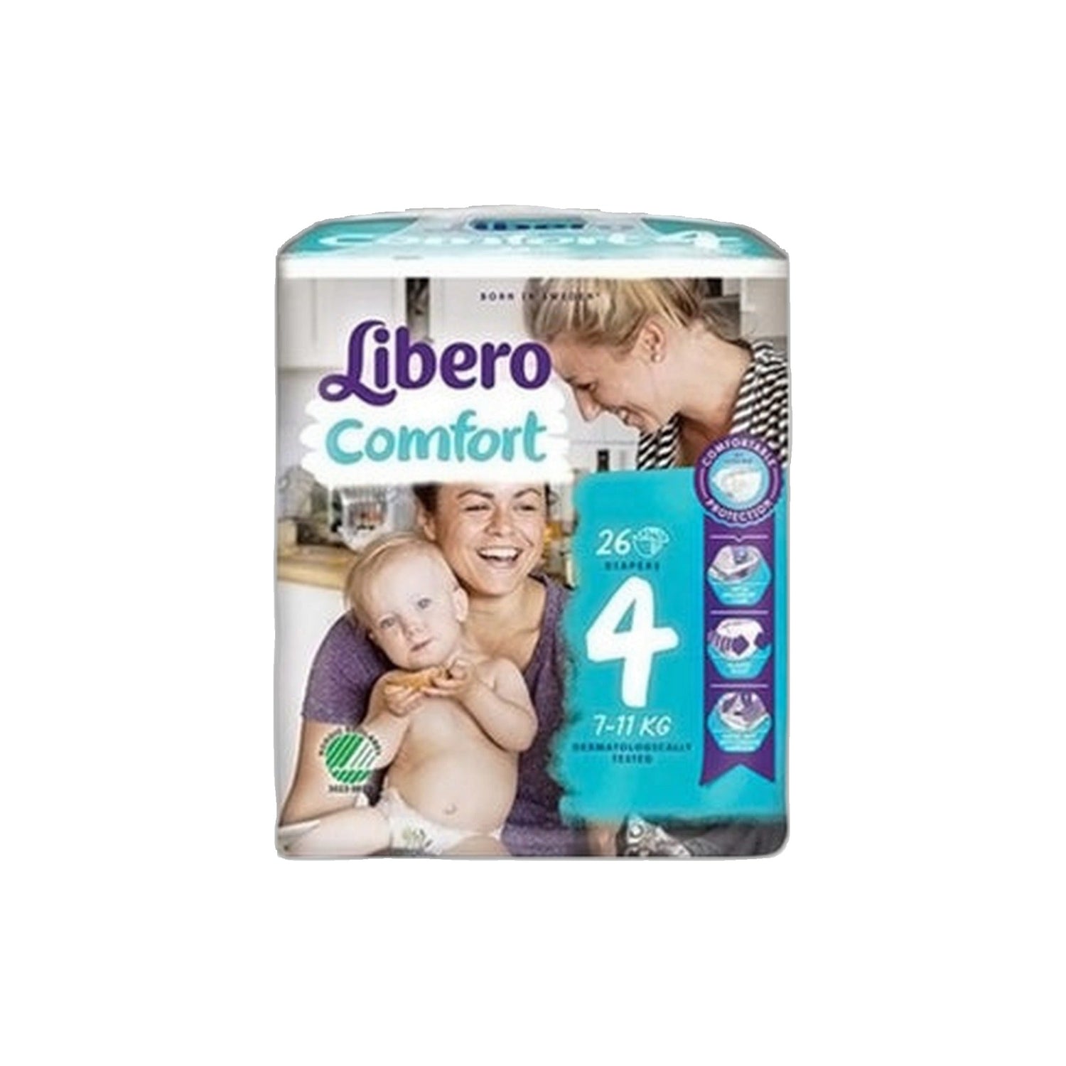 Libero Comfort 4 Fraldas 7-11 kg 26 Unidades