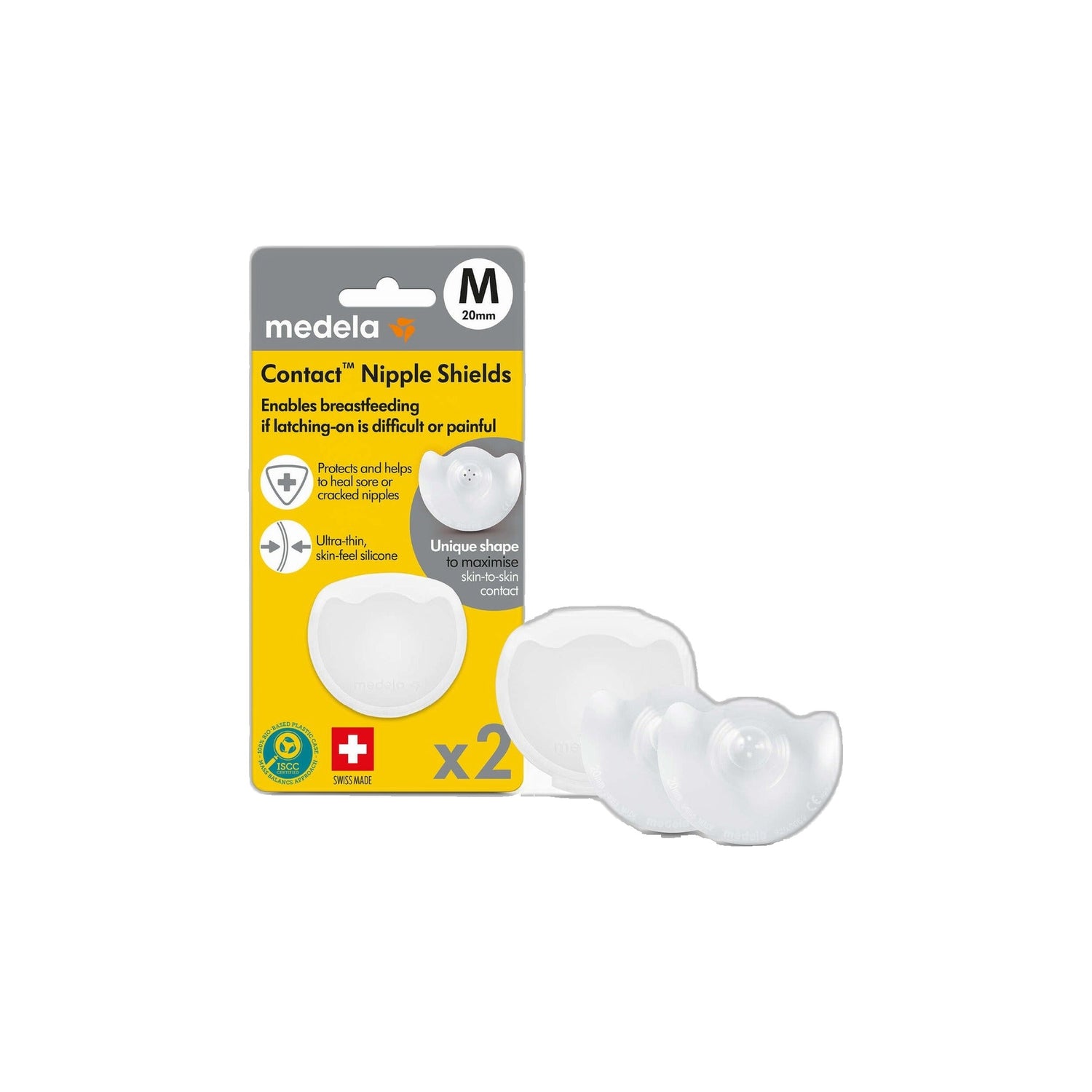 Medela Mamilo Silicone Contact M 2 Unidades