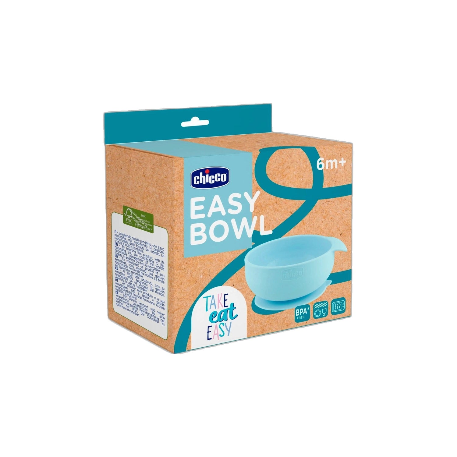 Chicco Easy Bowl Azul 6M+