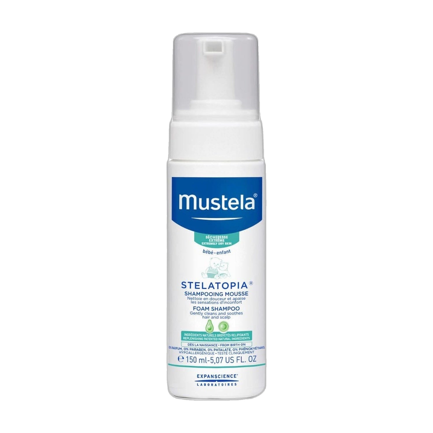 Mustela Stelatopia Champô Espuma 150 ml