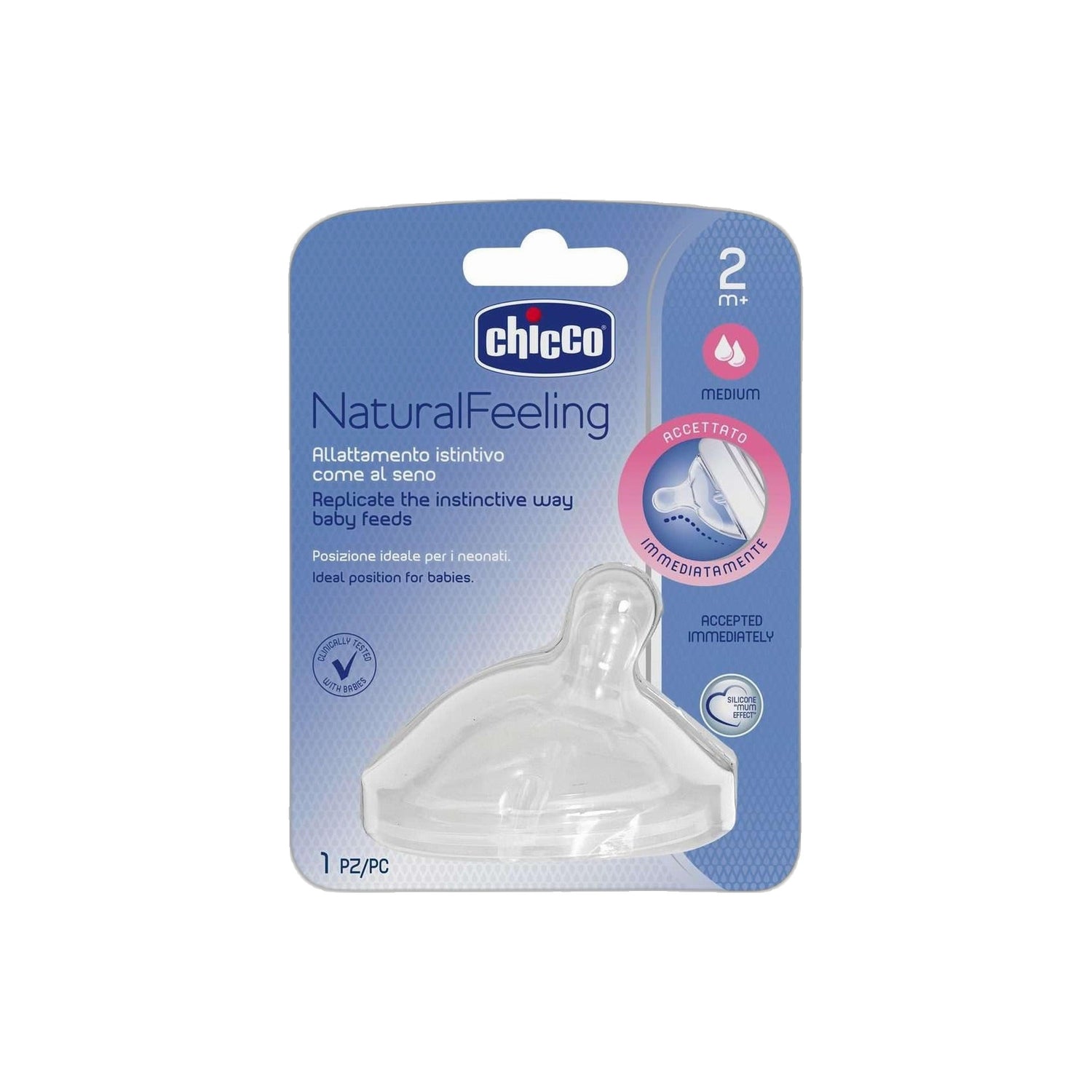 Chicco Tetina Step Up New 1 2m+