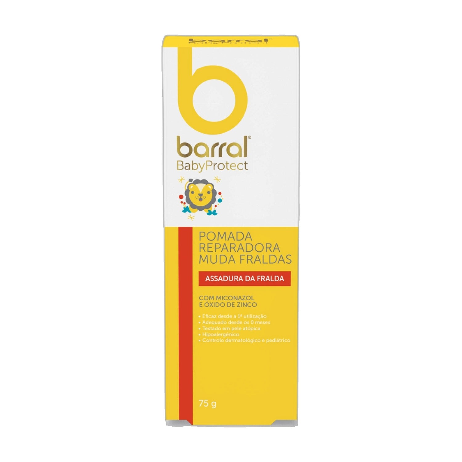 Barral BabyProtect Pomada Muda Fralda Miconazol 75 g