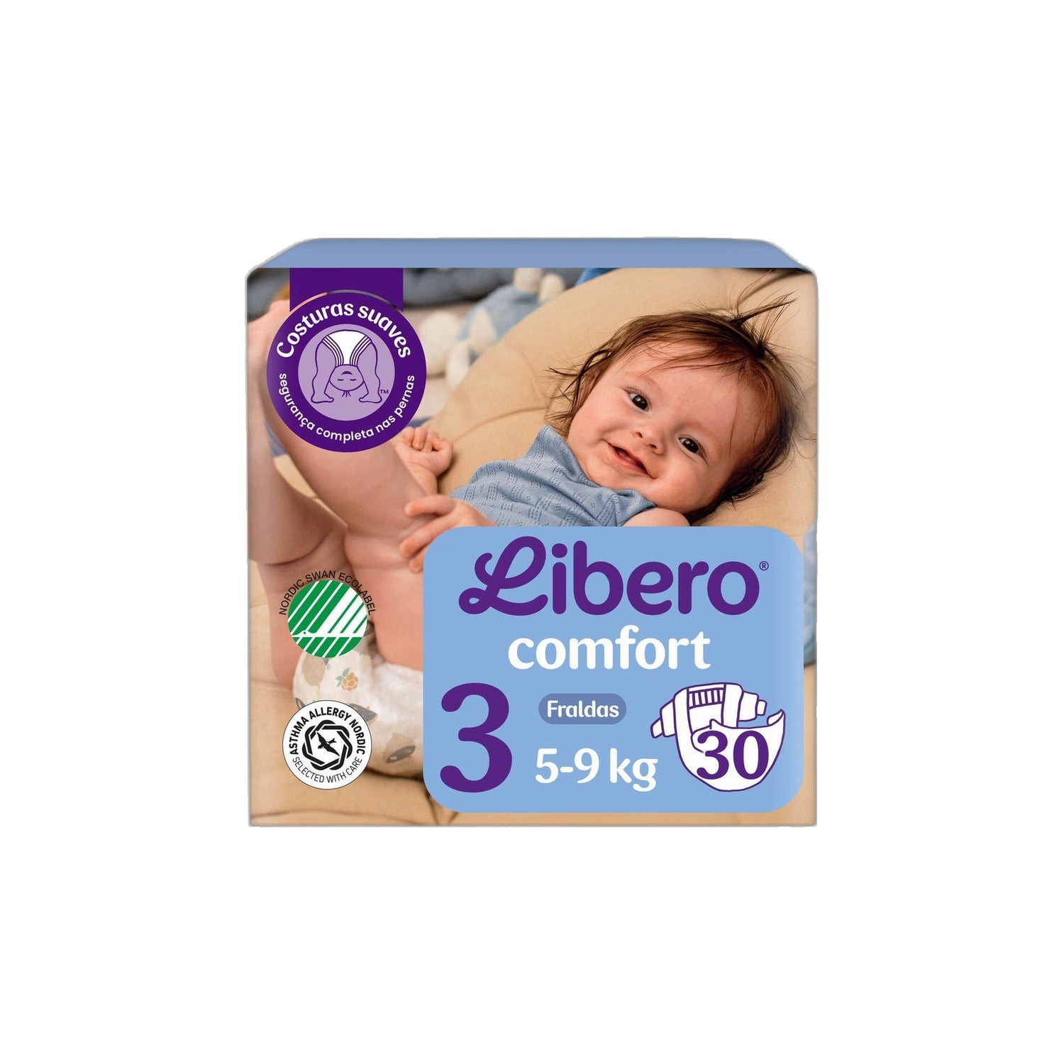Libero Comfort 3 Fraldas 5-9 kg 30 Unidades