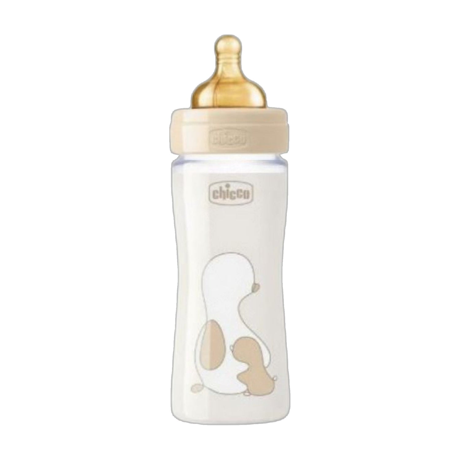 Chicco Biberão Vidro Touch Látex 240 ml