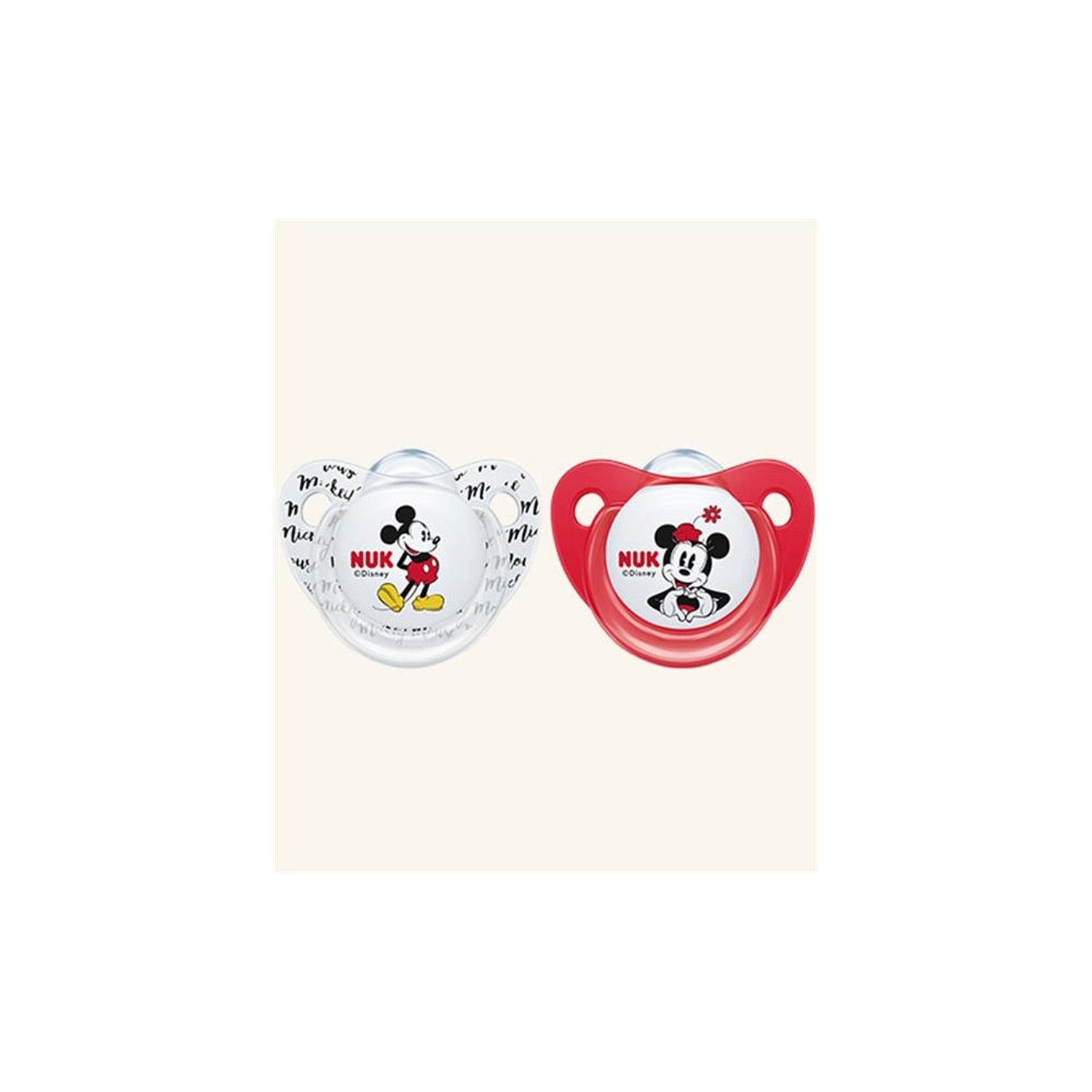 Nuk Chupeta Disney Silicone Tamanho 1 x2