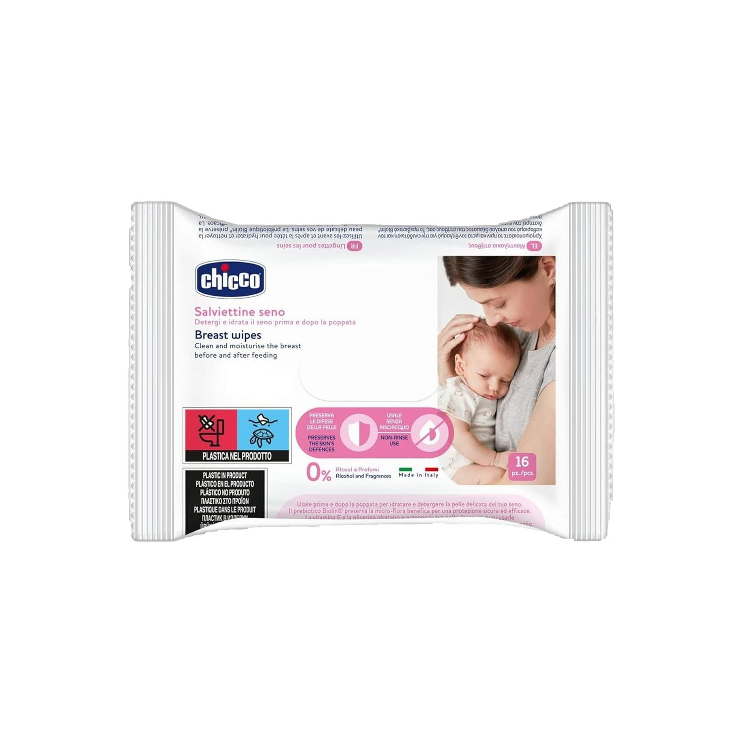 Chicco Toalhete Higiene Seios 16 Unidades