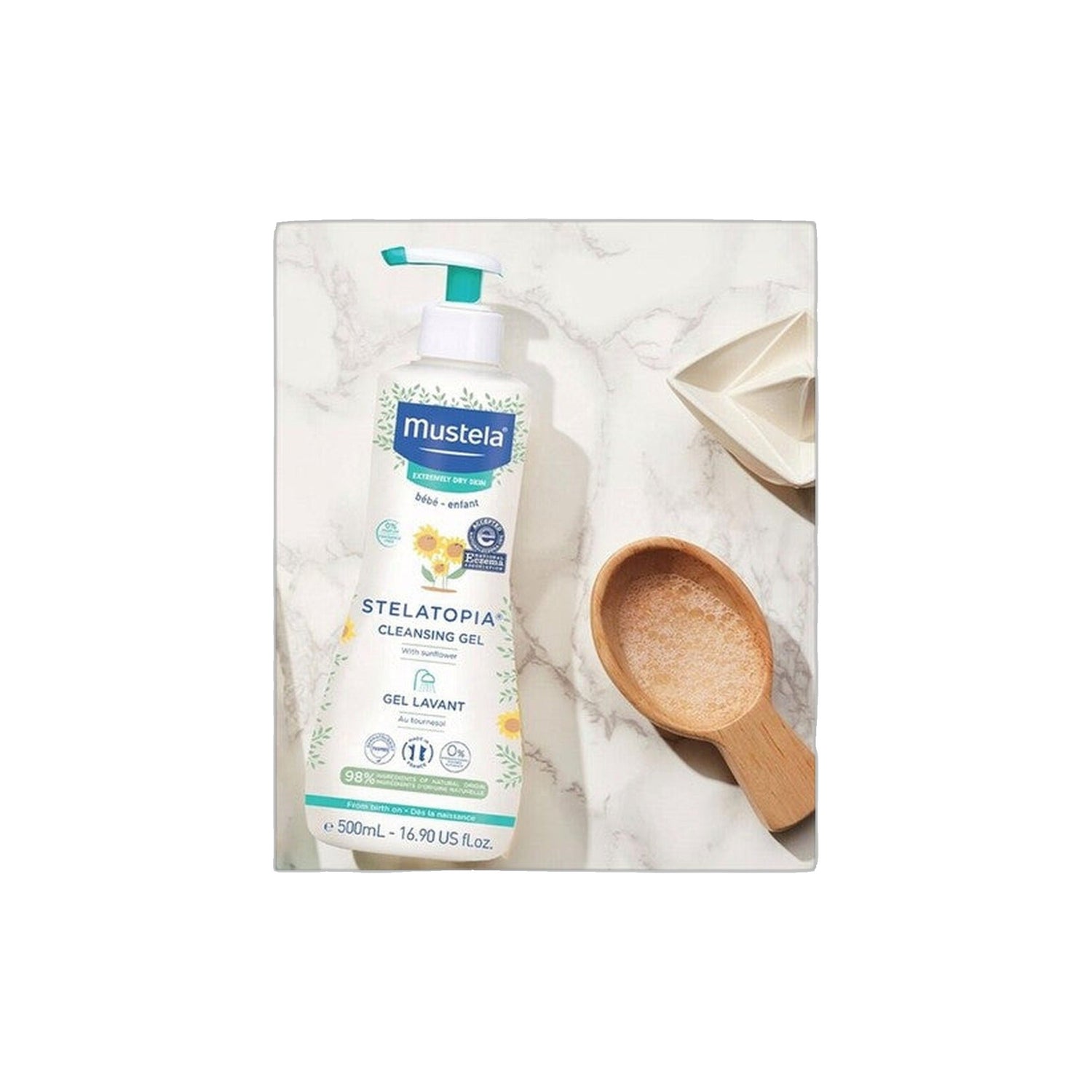 Mustela Stelatopia Gel Lavante 500 ml Duo