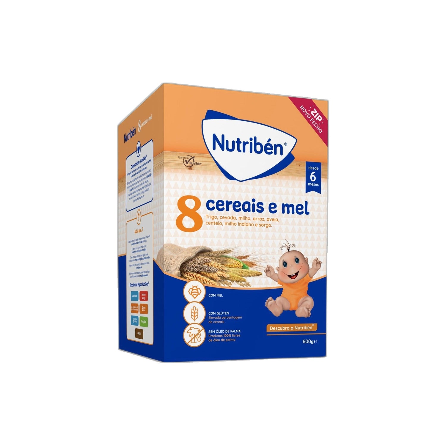 Nutribén Farinhas 8 Cereais Mel 2x300 g