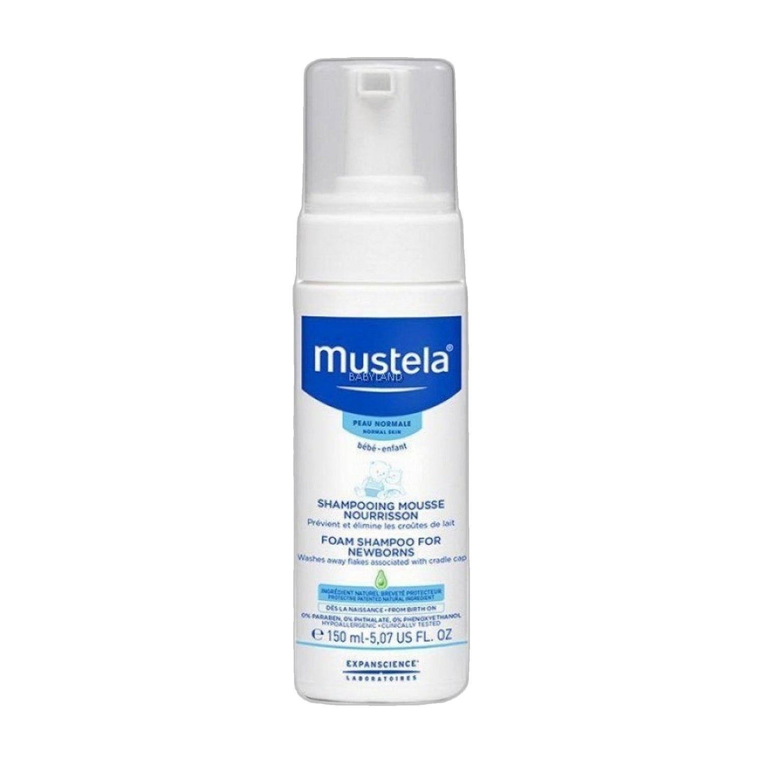 Mustela Champô Espuma Recém-Nascido 150 ml