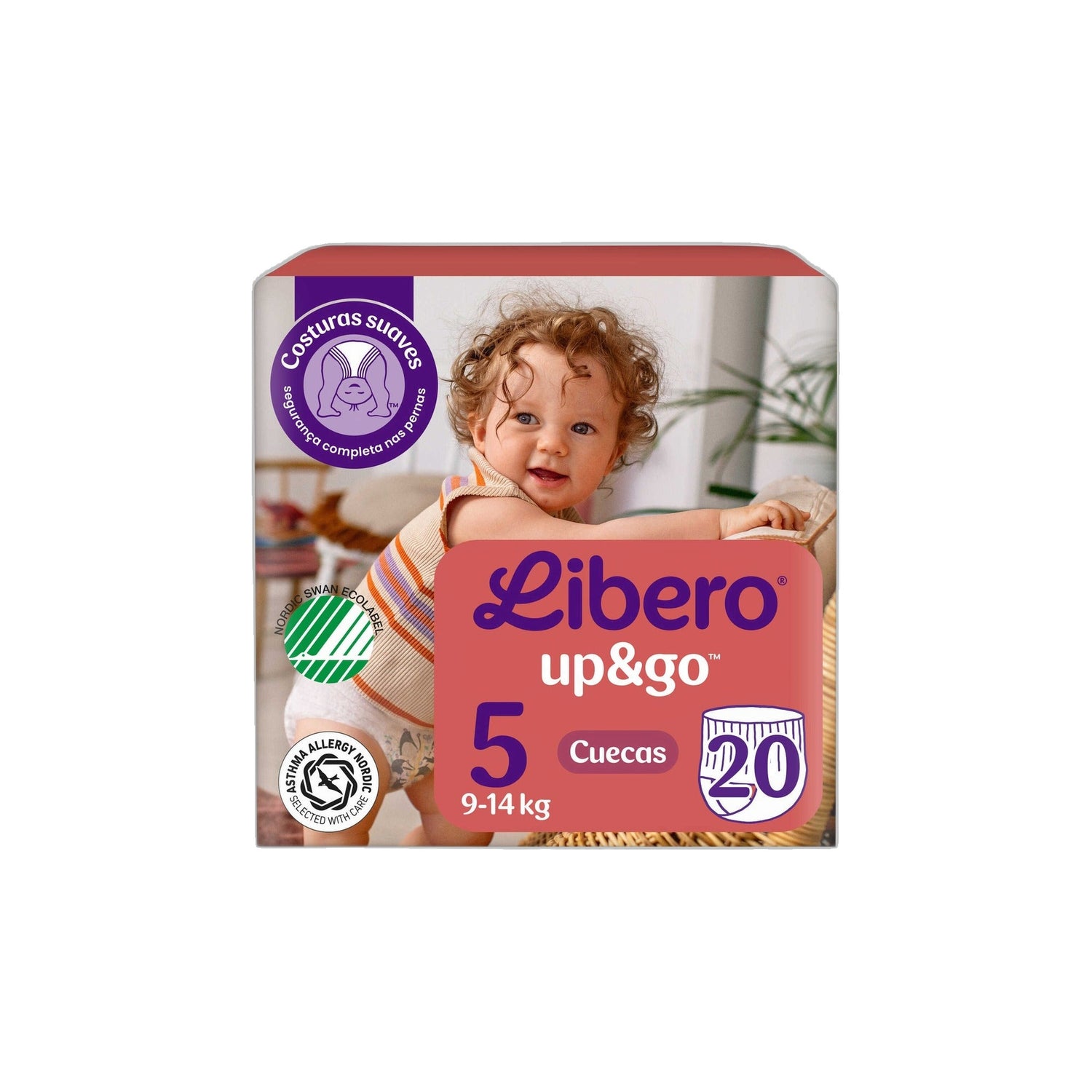 Libero Up Go Fraldas Tamanho 5 10/14 kg 20 Unidades