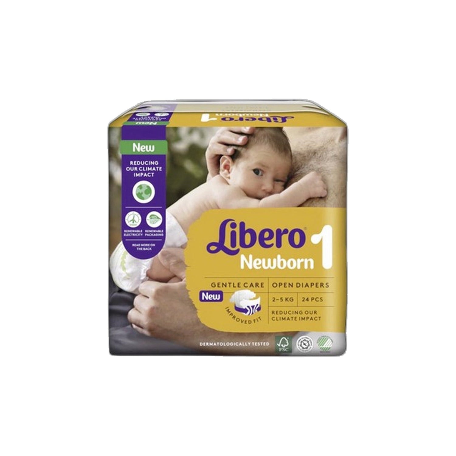 Libero Newborn 1 Fralda 2-5 kg 24 Unidades