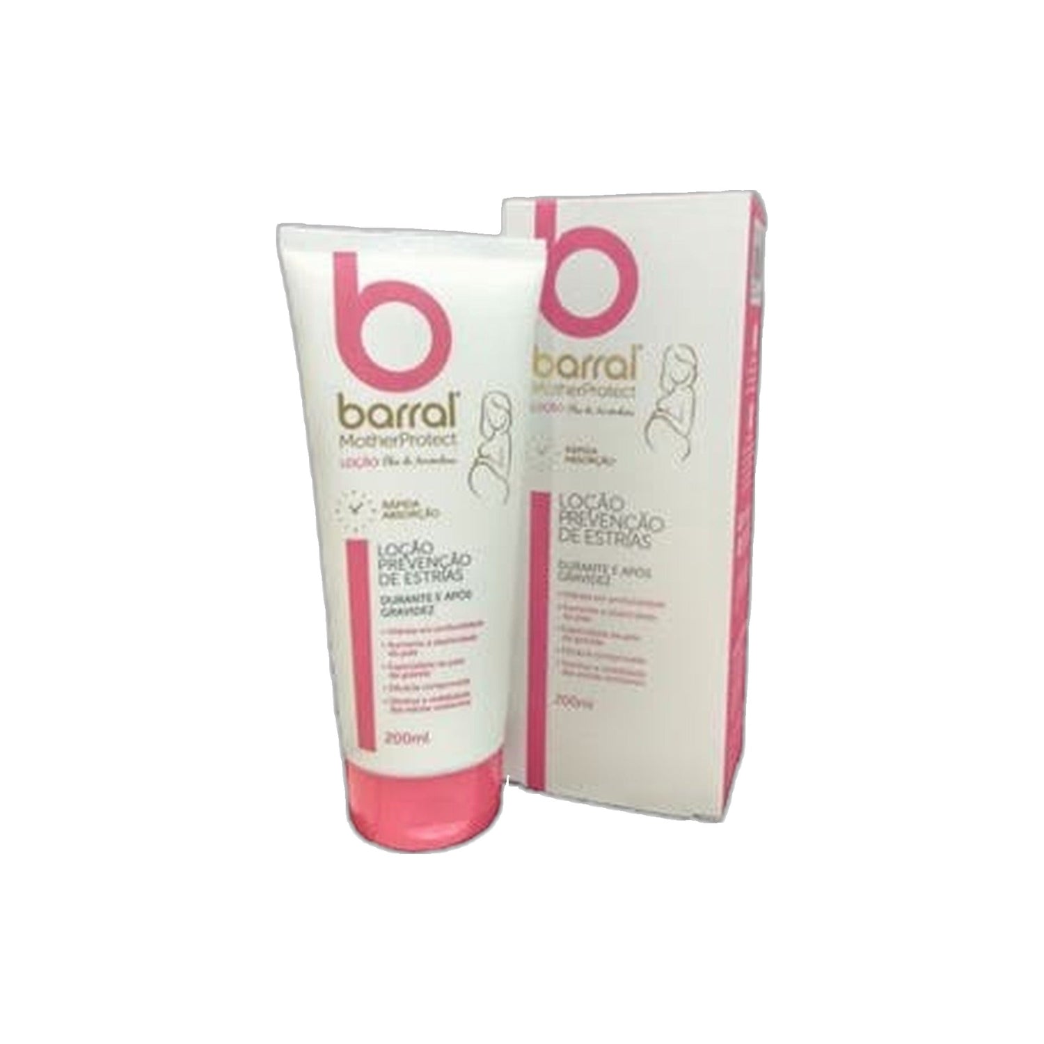Barral Motherprot Loção Óleo de Amêndoa Doce 200 ml