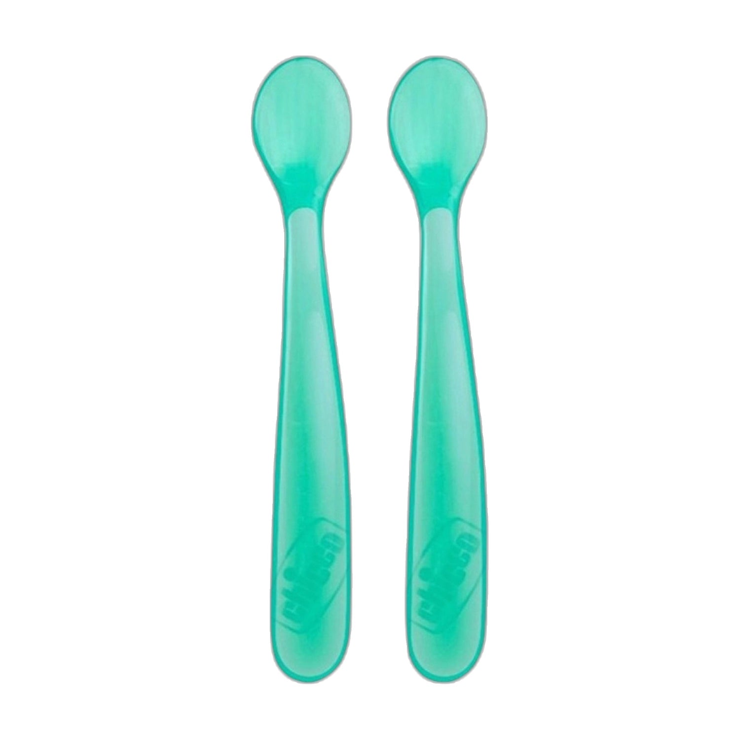 Chicco Colher Silicone 6m+ Azul 2 Unidades