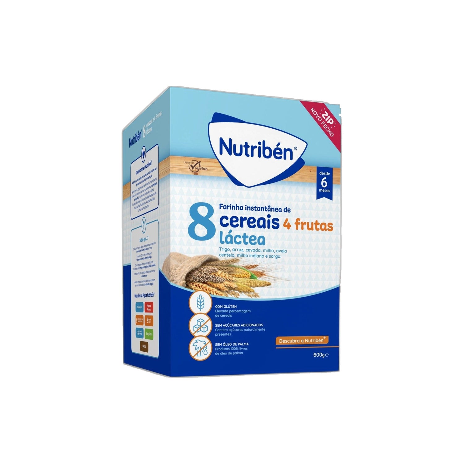 Nutribén Farinhas 8 Cereais 4 Frutas 2x300 g