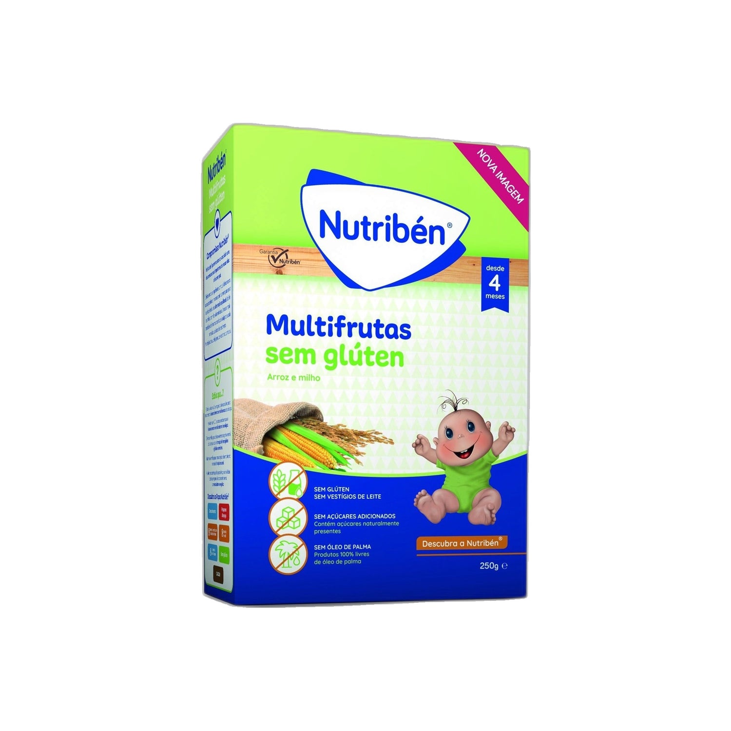 Nutribén Farinhas Multifrutas Sem Glúten 250 g