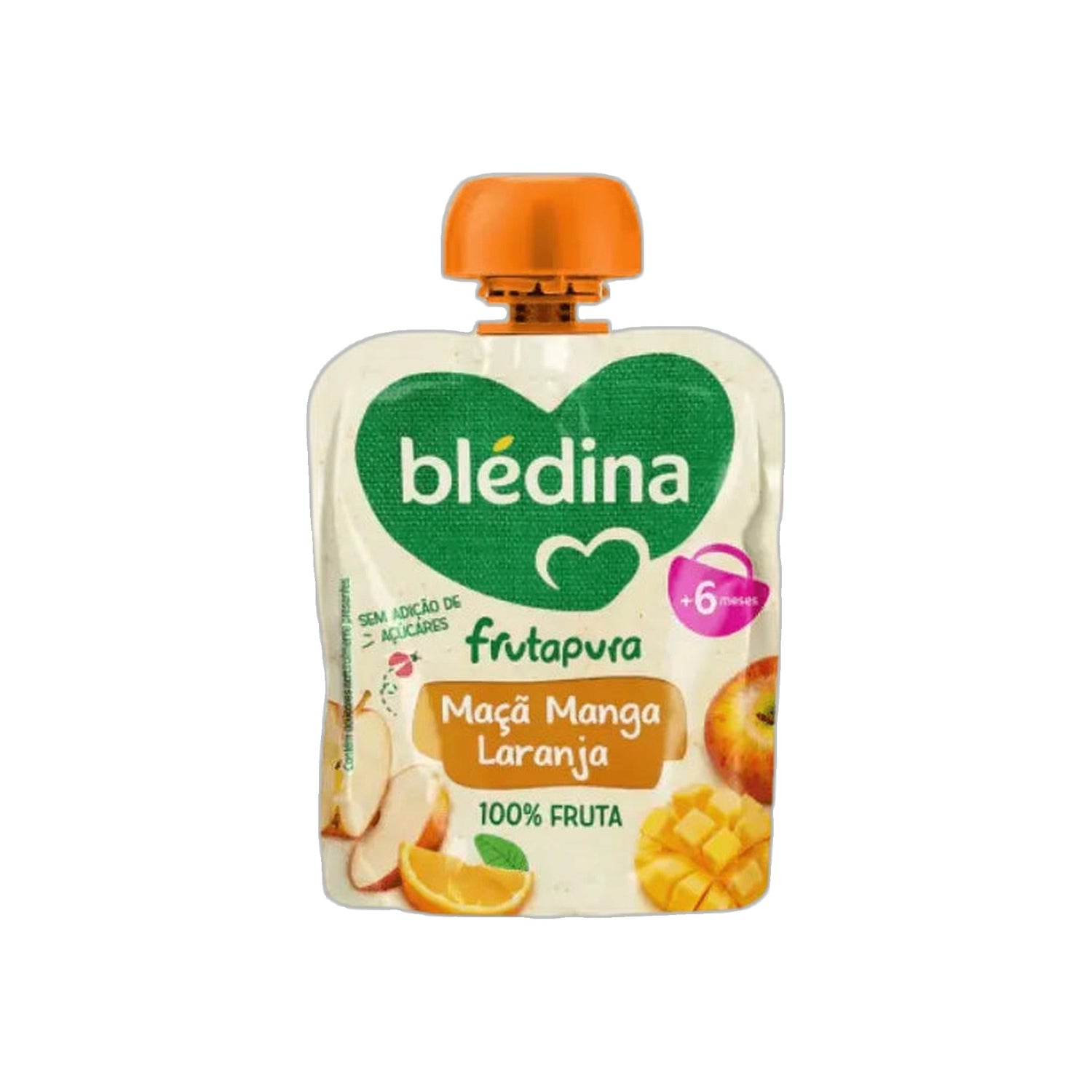 Blédina Frutapura Saqueta Maçã Manga Laranja 85 g