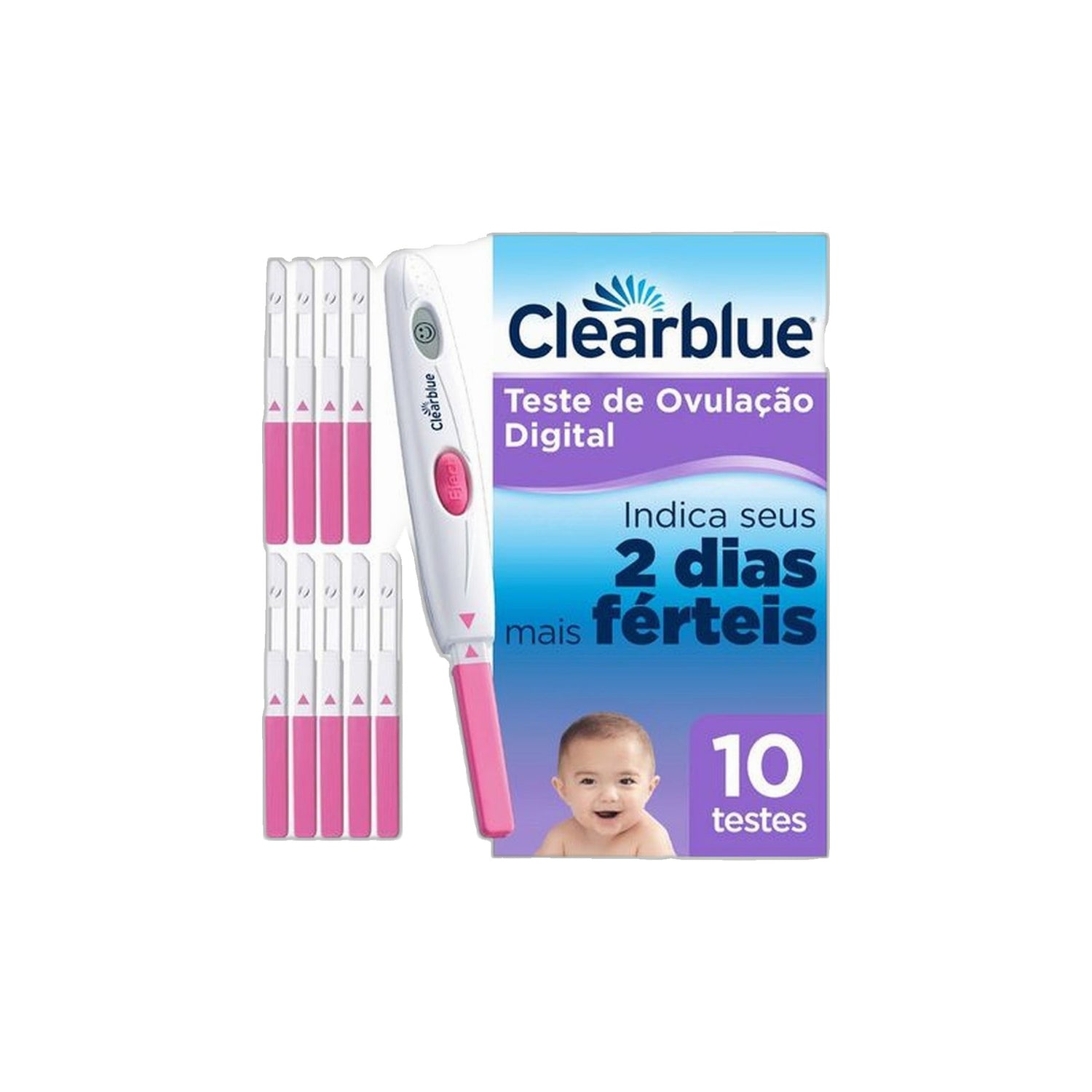 Clearblue Digital Teste de Ovulação 10 Unidades
