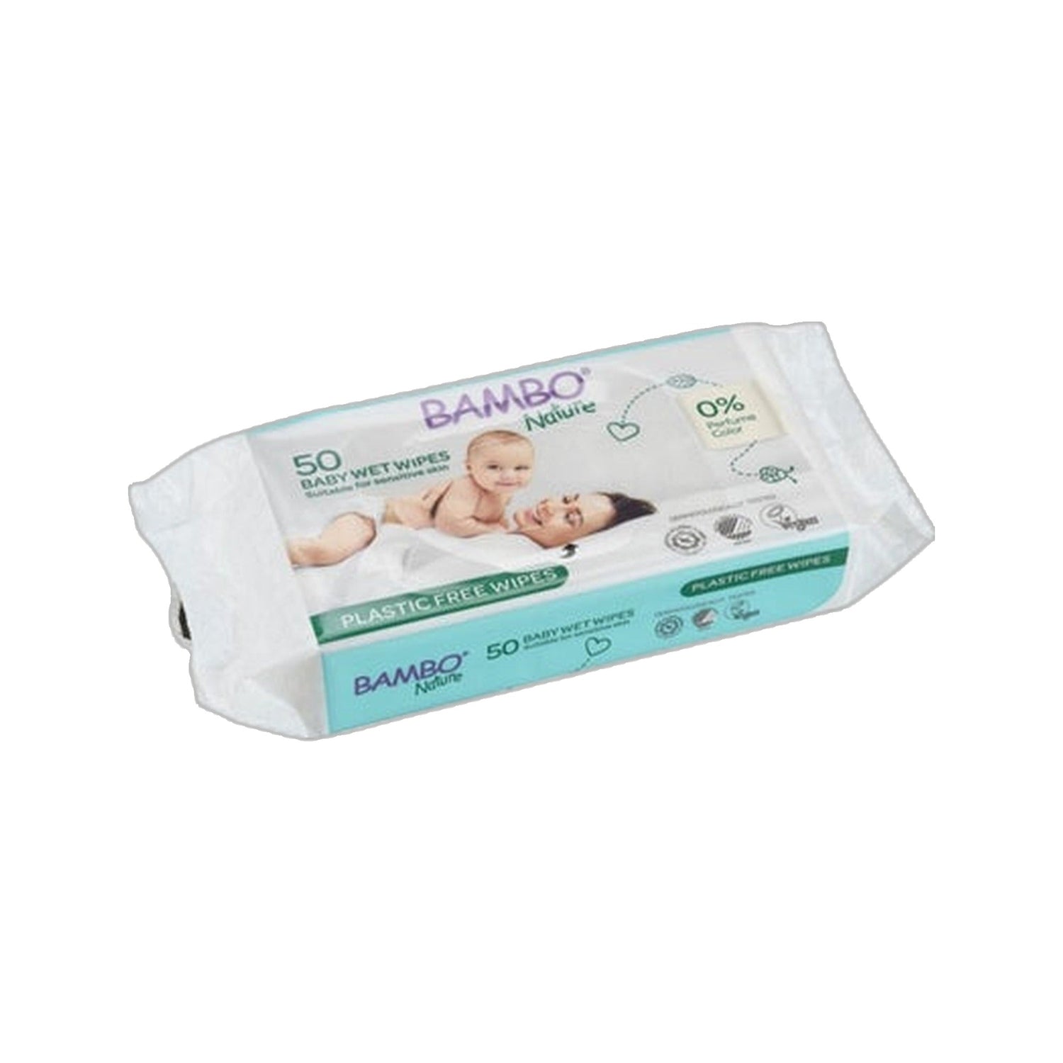 Bambo Nature Toalhitas Plastic Free 50 Unidades