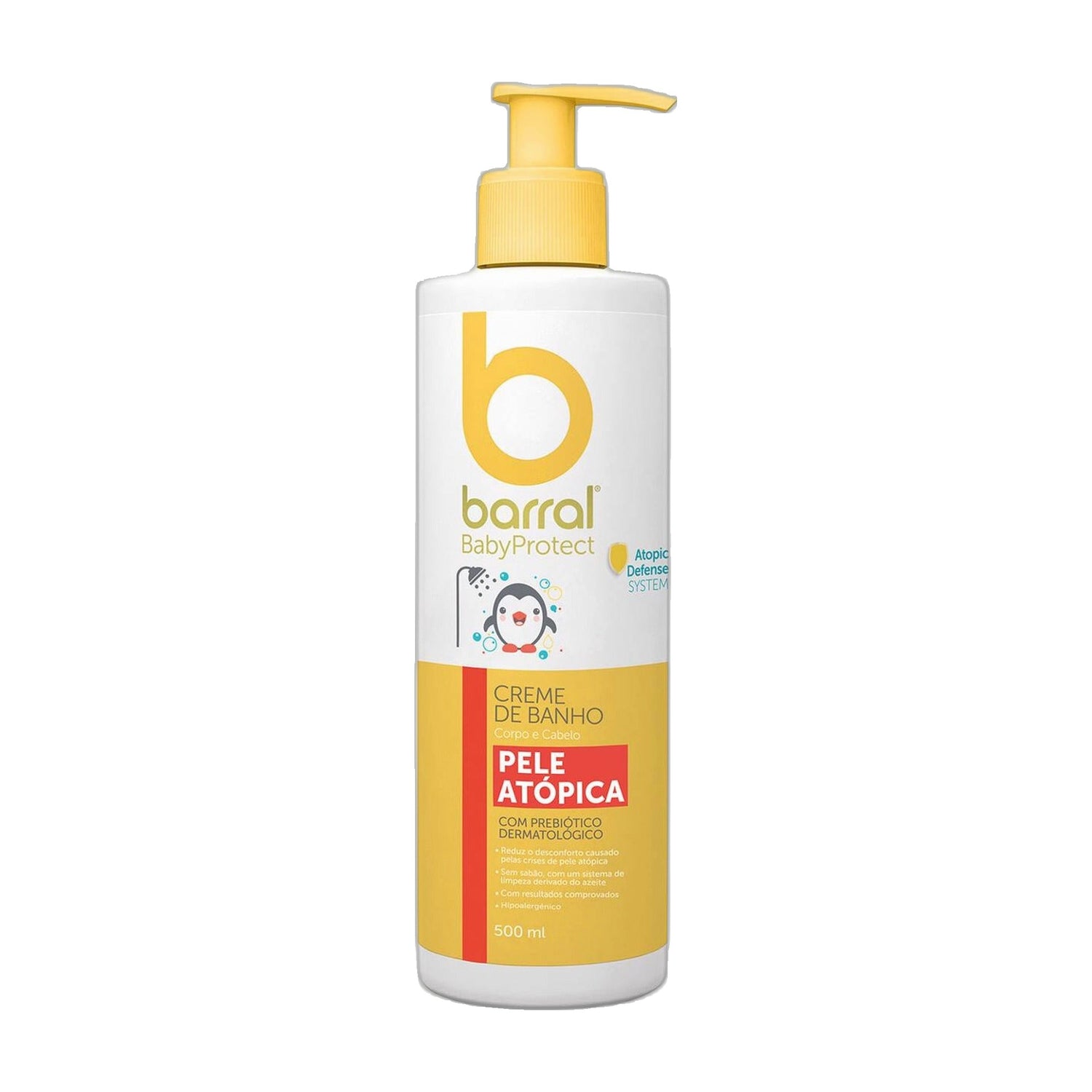 Barral Babyprotec Creme de Banho Pele Atópica 500 ml