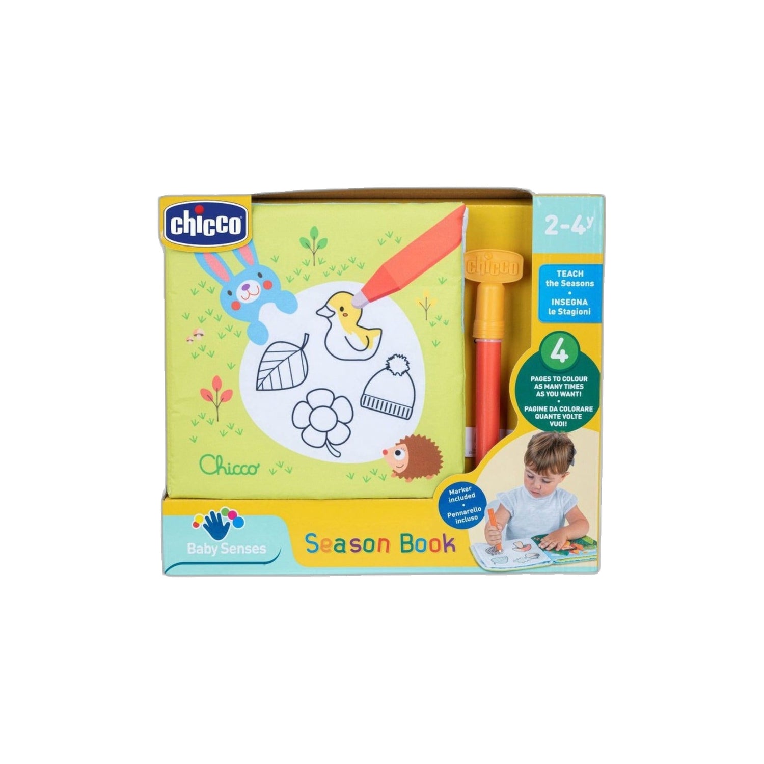 Chicco Livro Pintar Estações