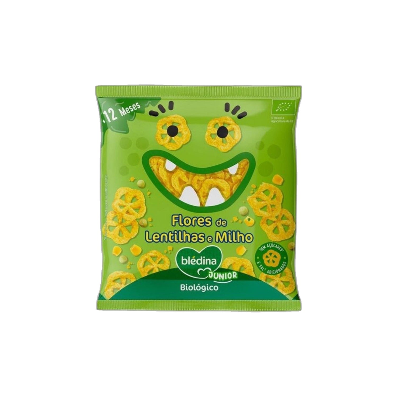 Bledina Junior Snack Lentilhas/Mi 20 g +12M