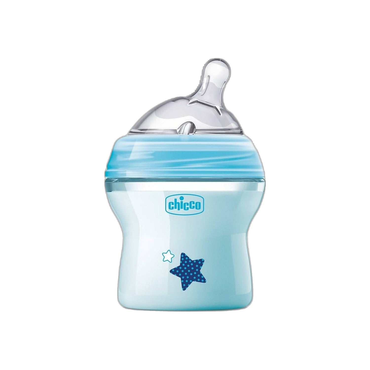 Chicco Biberão Natural Feeling Azul 150 ml 0m+