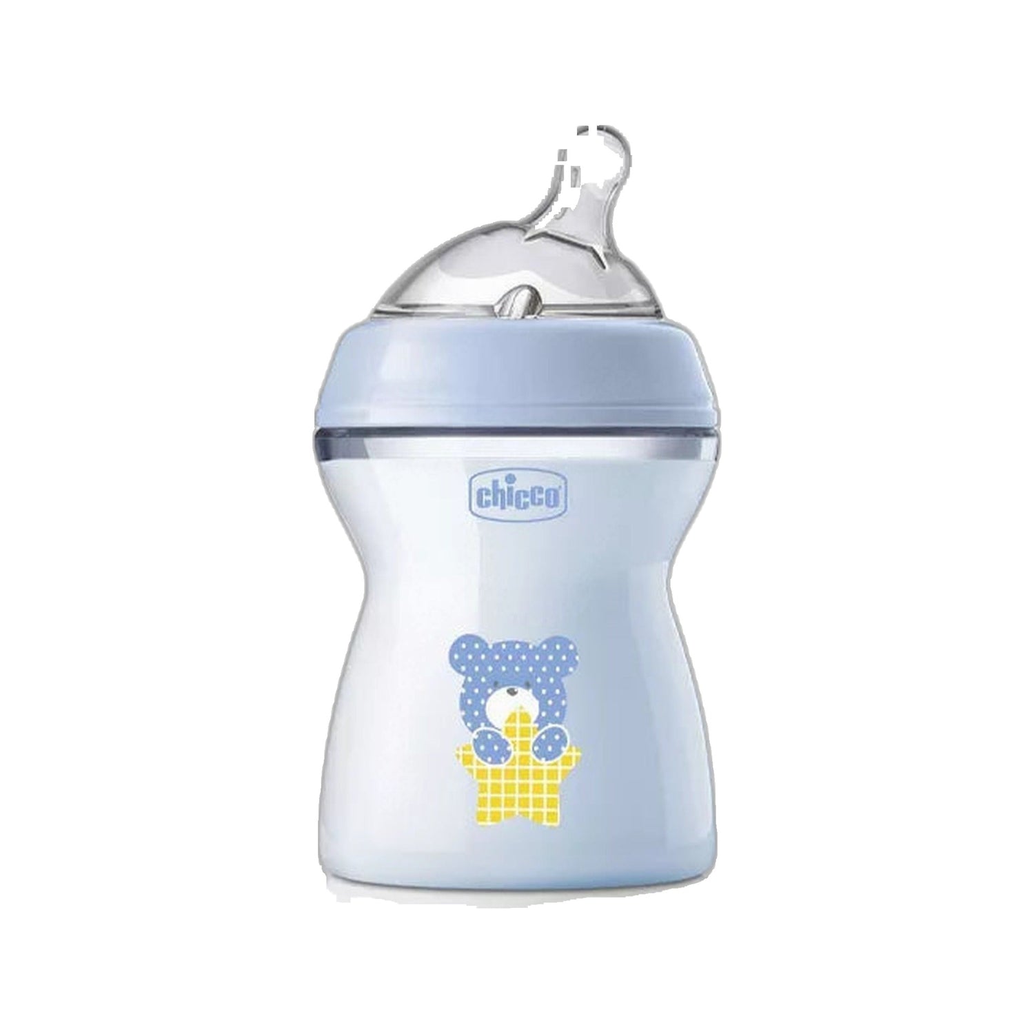 Chicco Biberão Natural Feeling Azul 250 ml 2m+