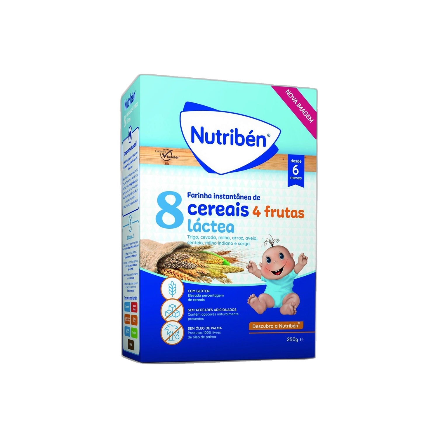 Nutribén Farinhas 8 Cereais 4 Frutas 250 g
