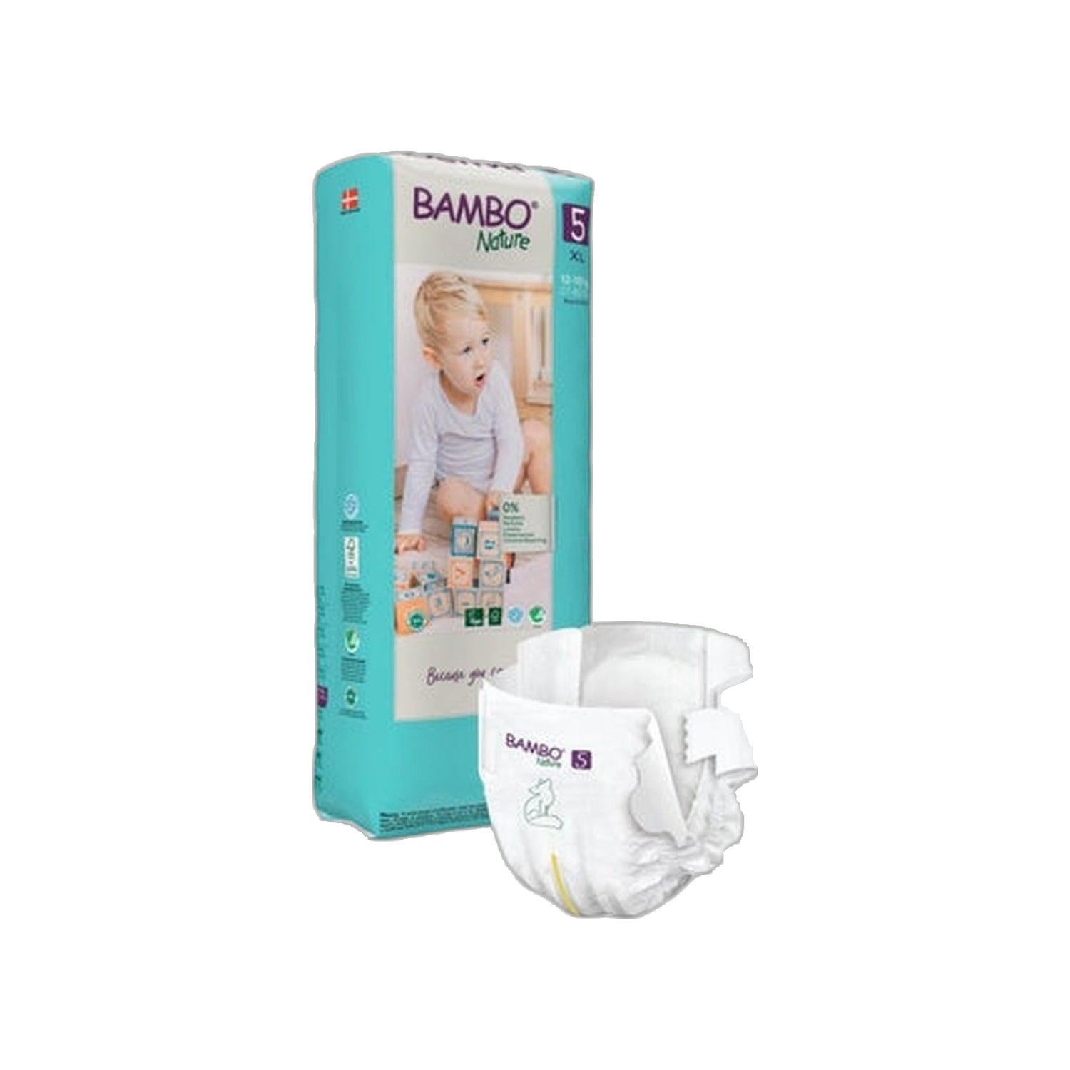 Bambo Nature Fralda 5-XL 12-18 kg 44 Unidades