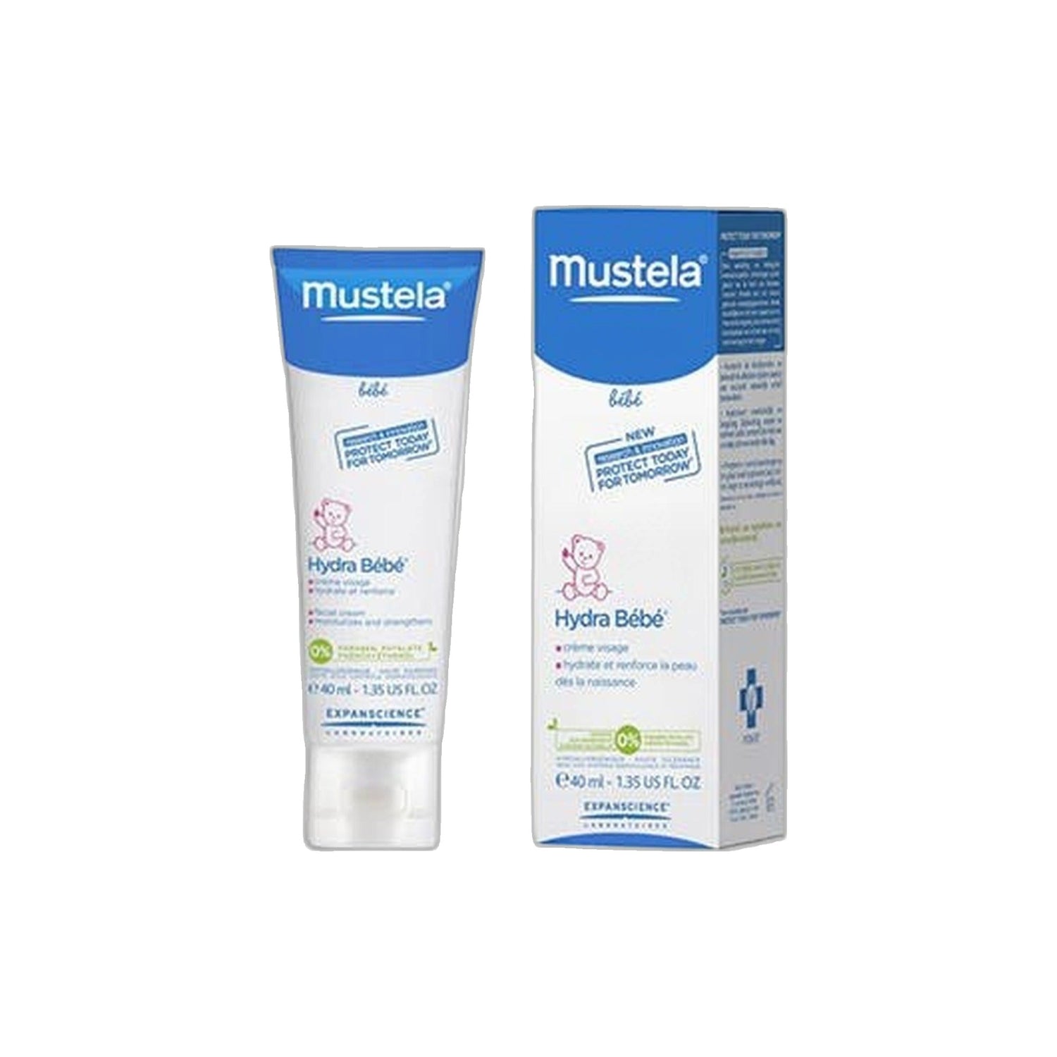 Mustela Pn Hydra Bebé Creme Rosto 40 ml