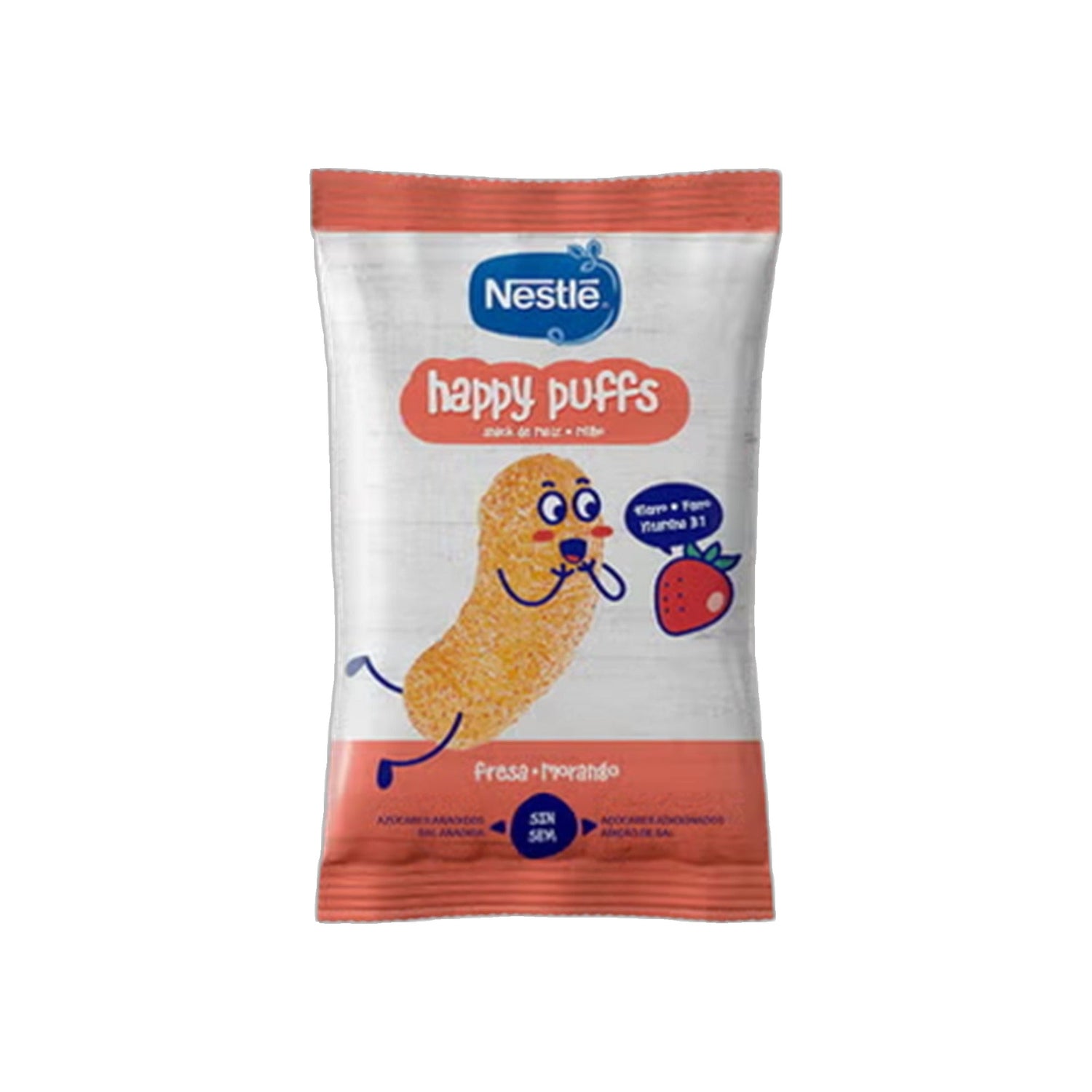 Nestlé Happy Puffs Morango 28 g 12M+