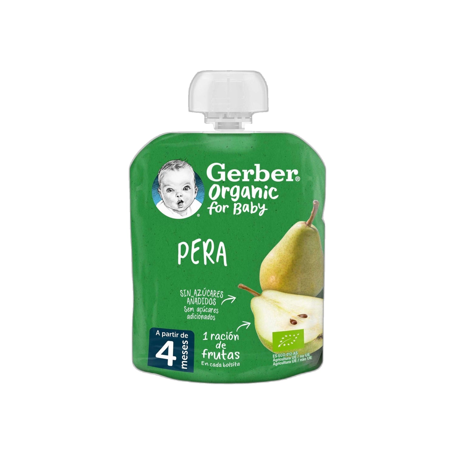 Gerber Org Saco Pera 90 g 4M+