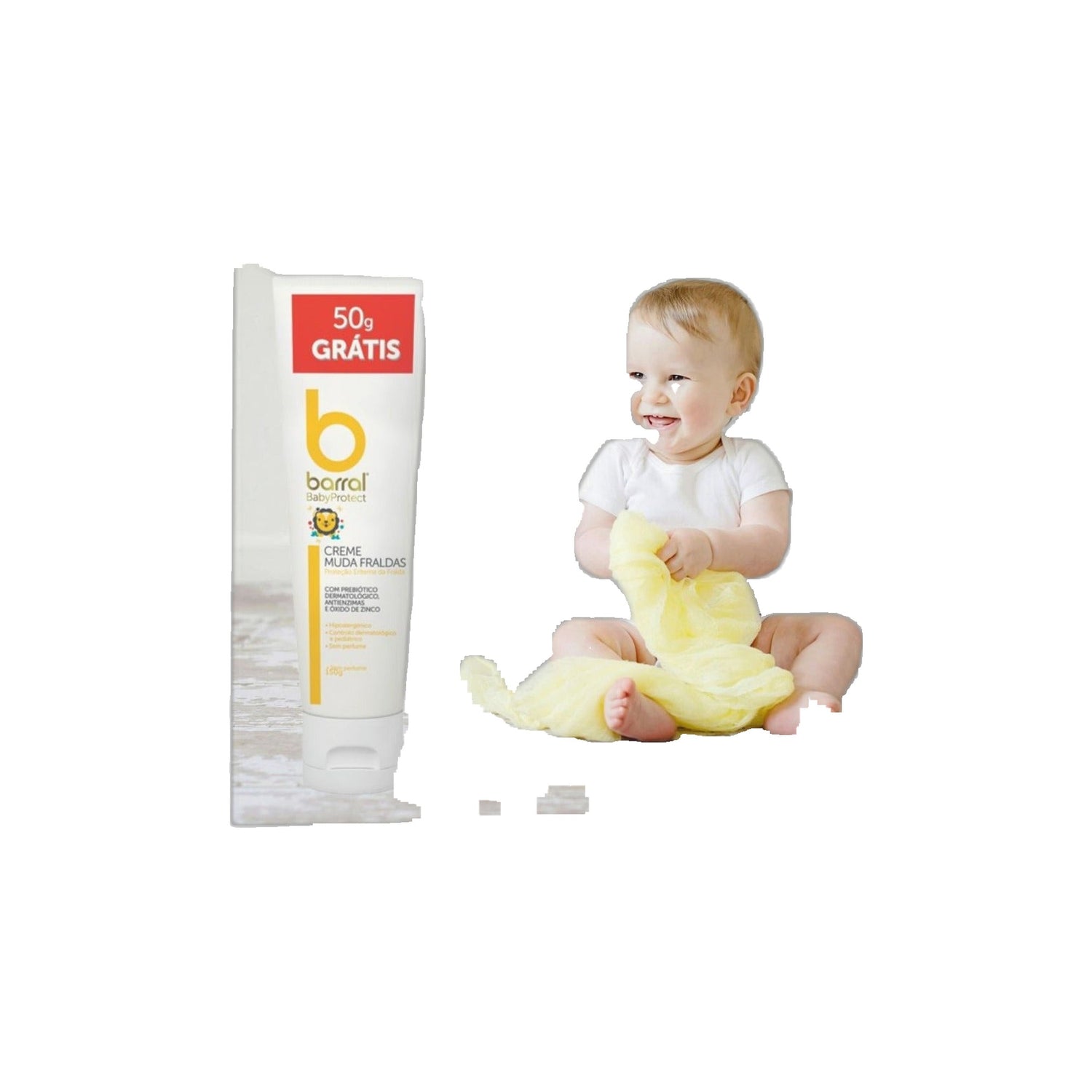 Barral Babyprotec Creme Muda Fraldas 75 g