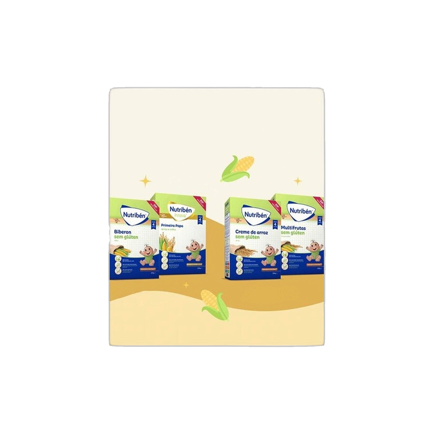 Nutriben Farinhas Primeira Papa Sem Glúten 300 g