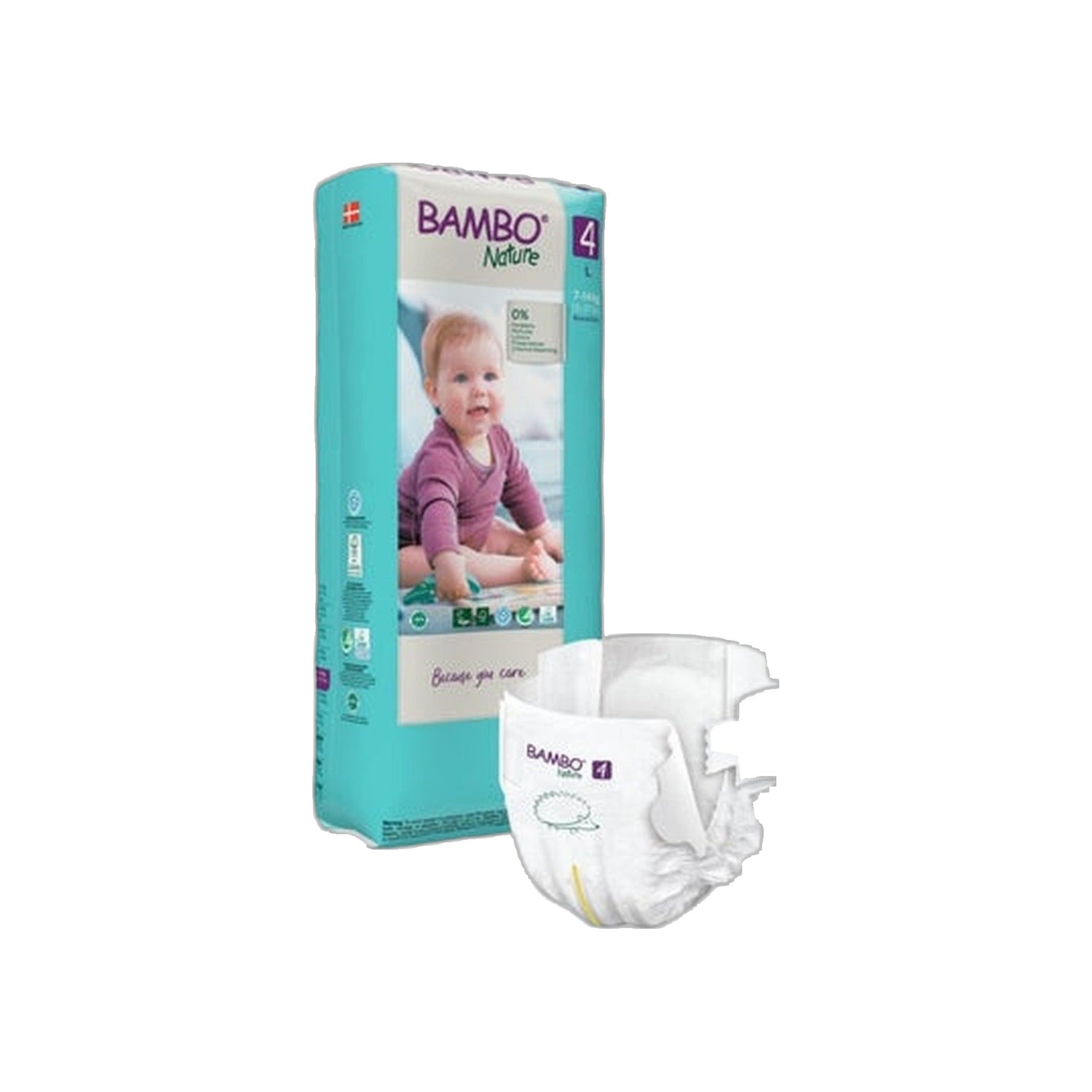 Bambo Nature Fralda 4-L 7-14Kg 48 Unidades