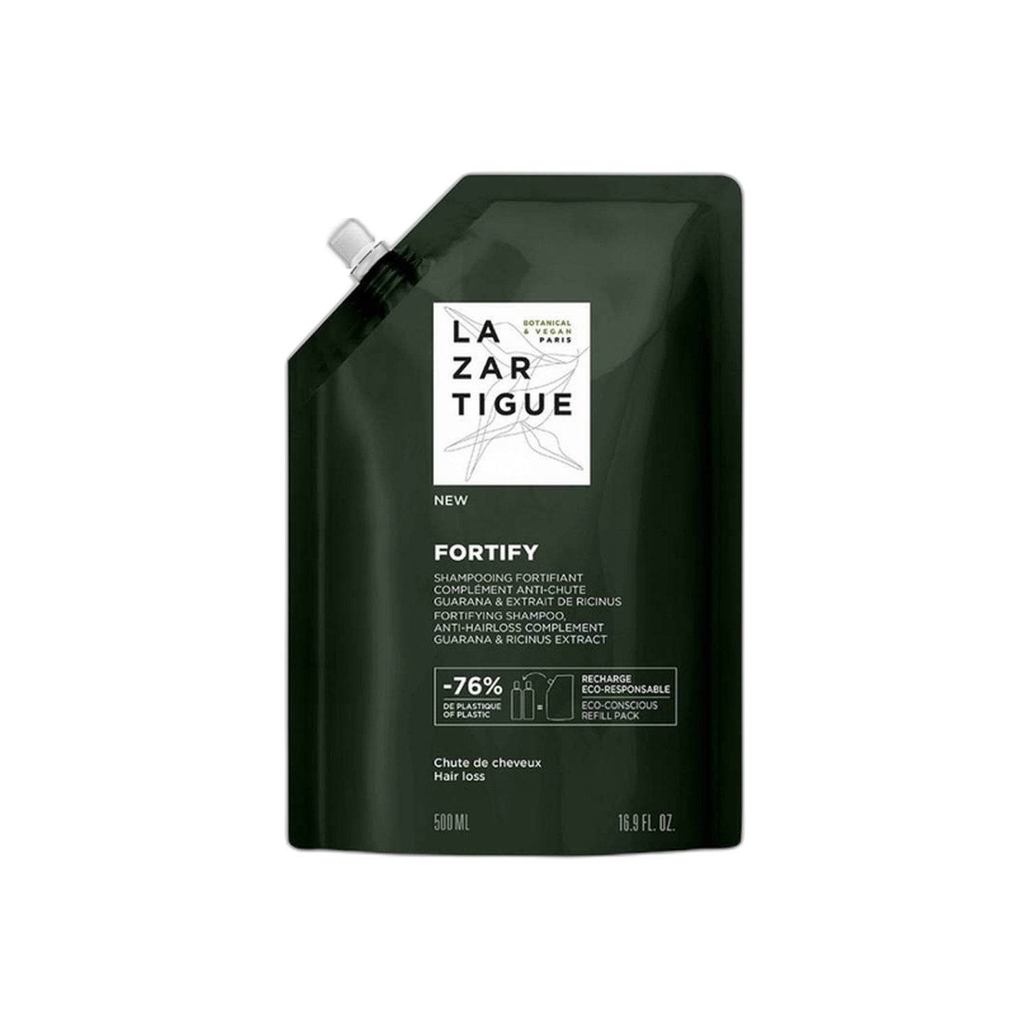 Lazartigue Champô Fortificante Eco-Refill 500 ml