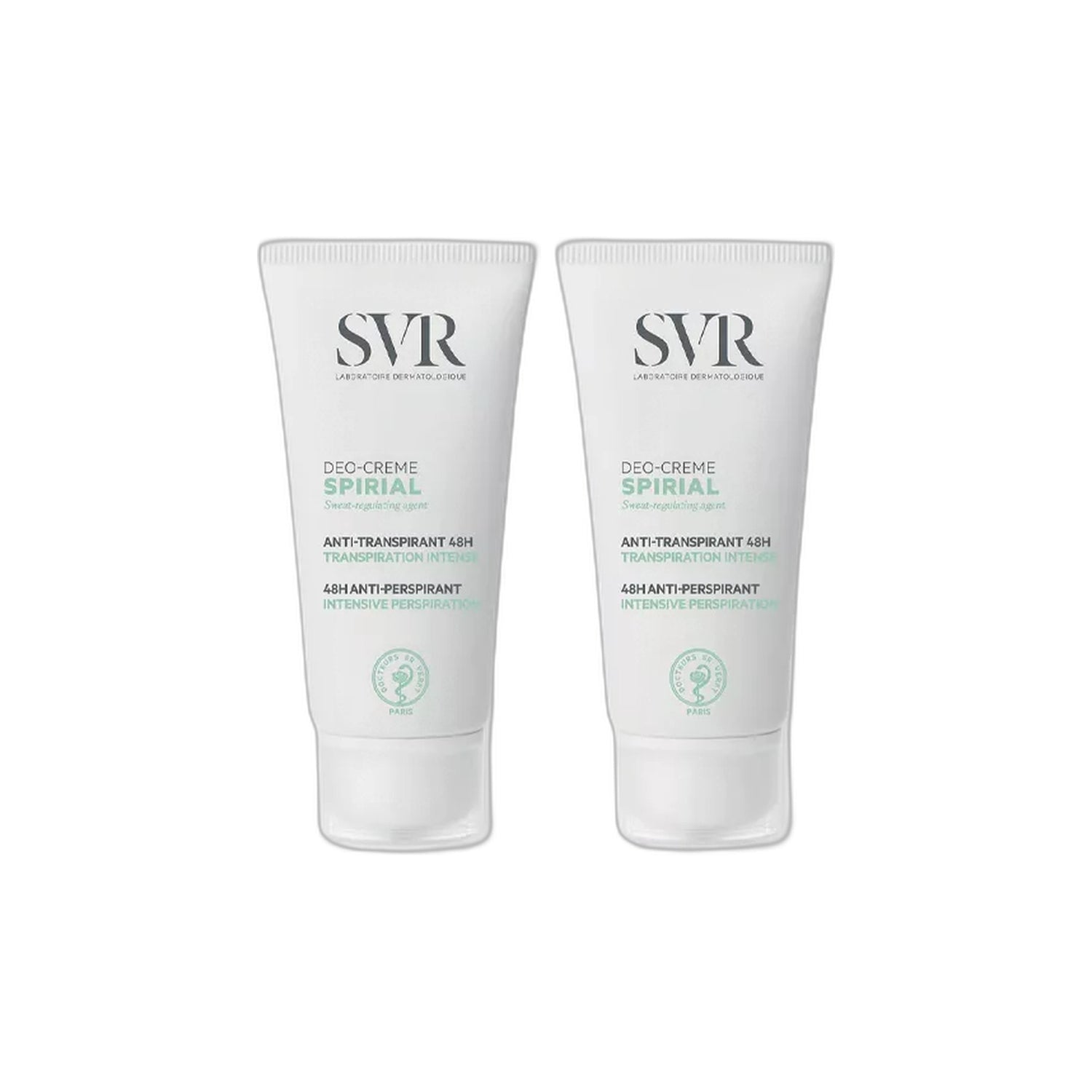 SVR Spirial Deo Creme Antitranspirante 50 ml x2