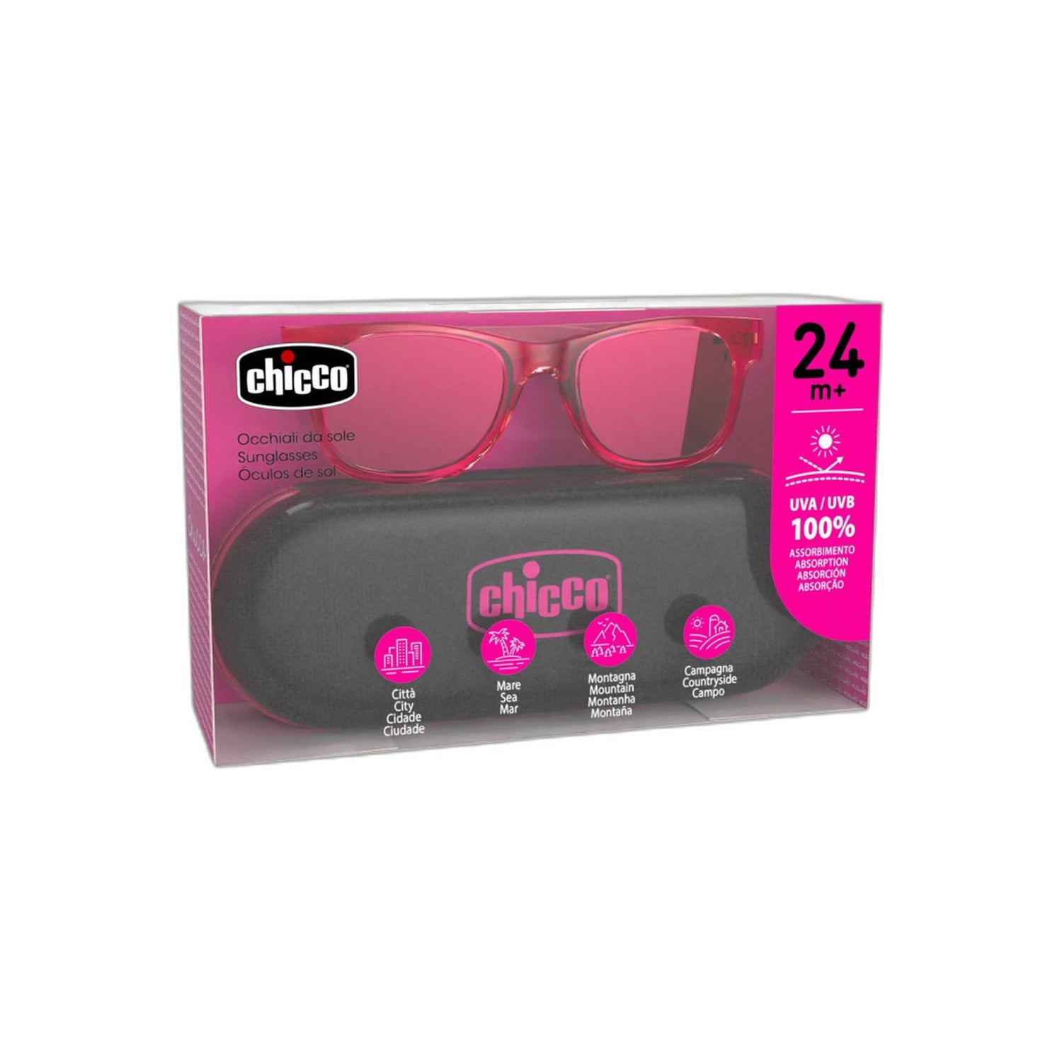 Chicco Óculos de Sol Transparente Girl 24M+