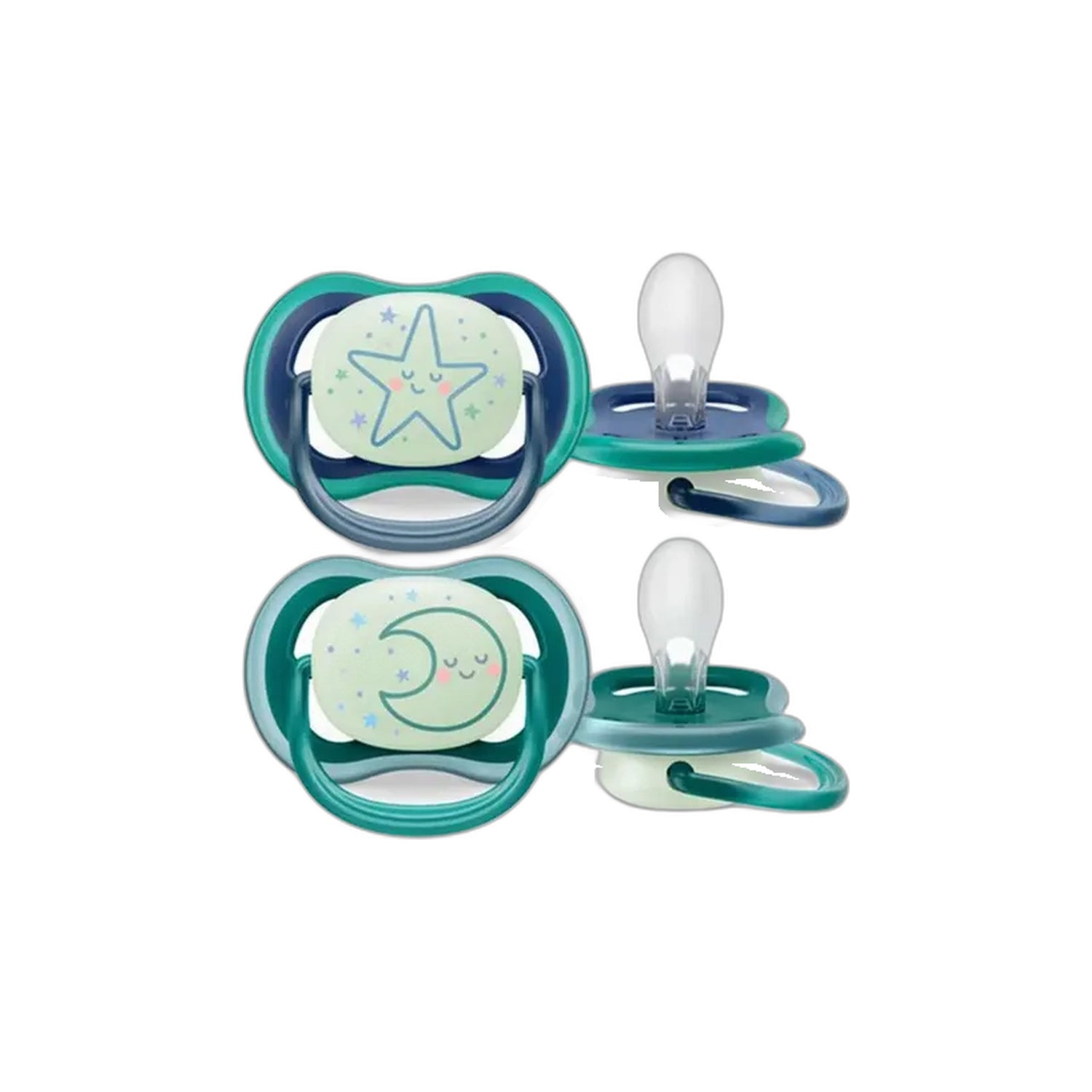 Philips Avent Ultra Air Decor Chupeta 0-6 Meses Menino 2 Unidades