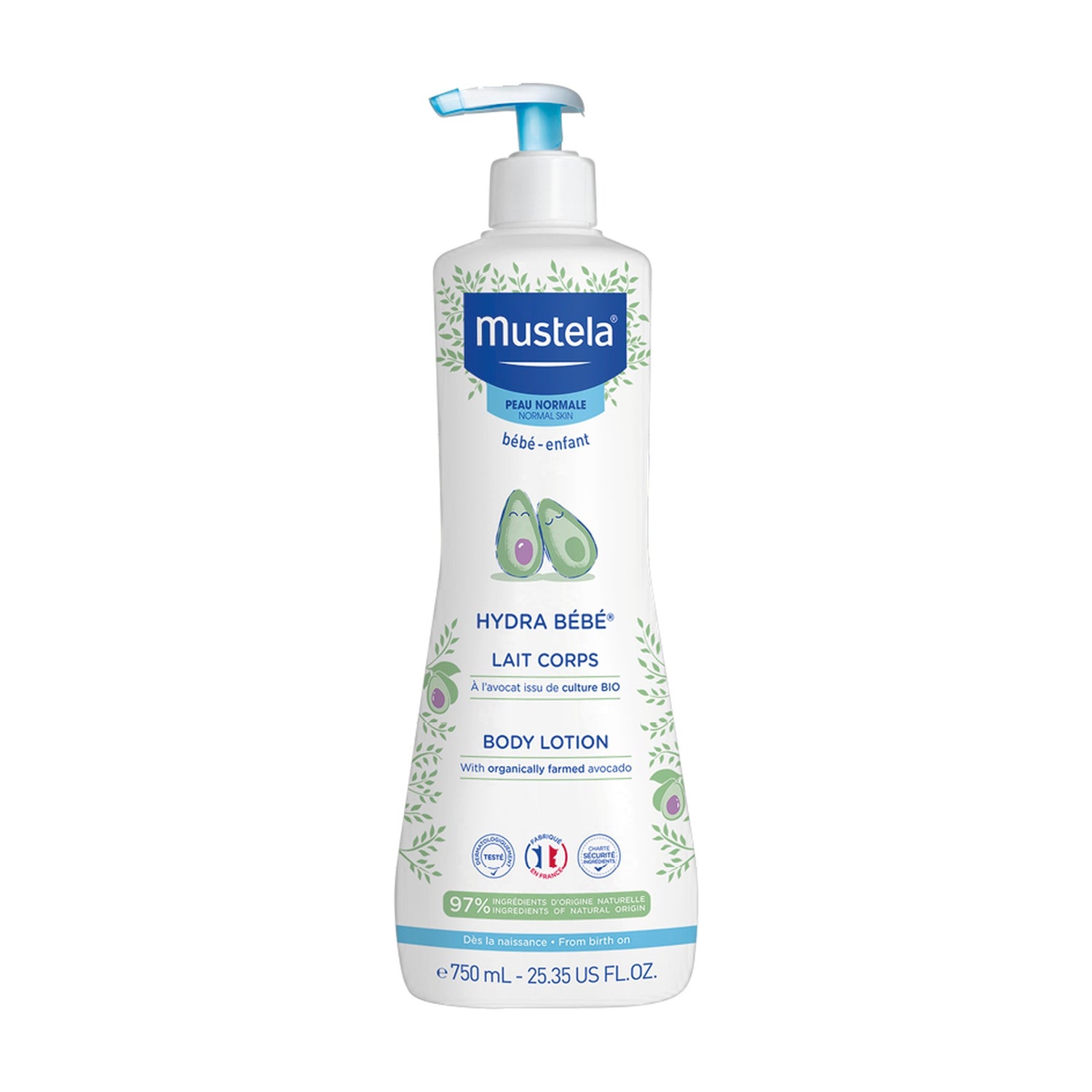 Mustela Pn Hydra Bebé Leite Corporal 750 ml